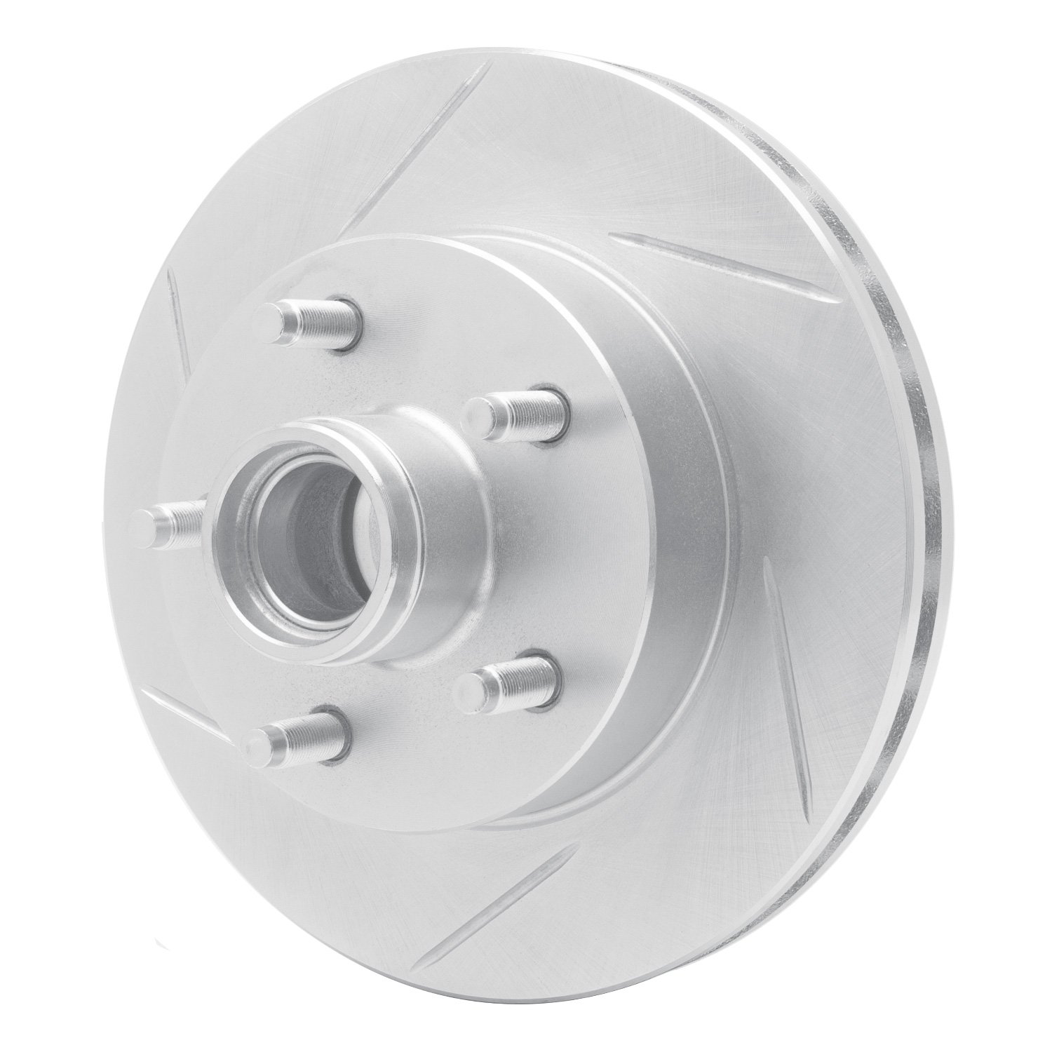 611-54166L Slotted Brake Rotor [Silver], 1998-2002 Ford/Lincoln/Mercury/Mazda, Position: Front Left