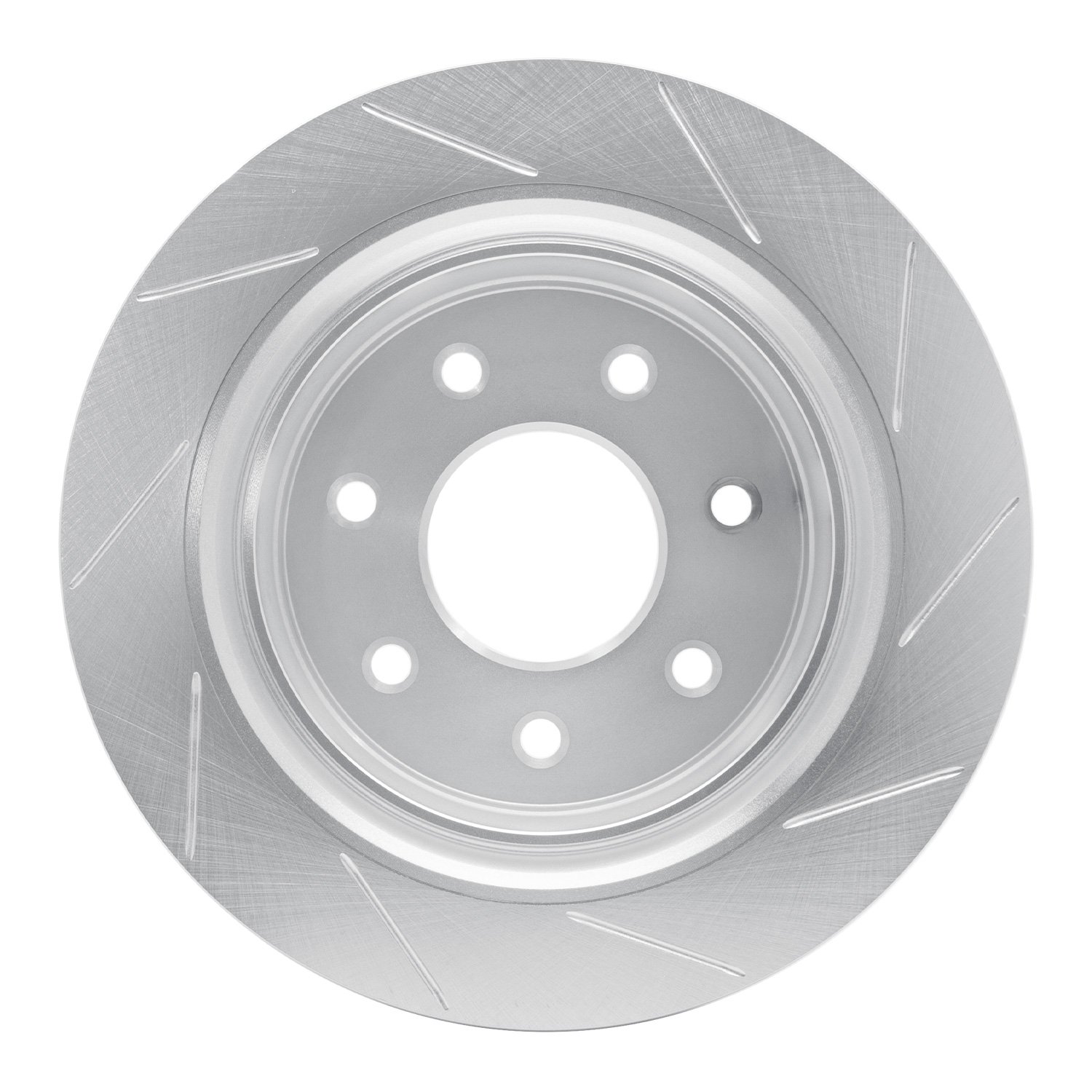611-54218L Slotted Brake Rotor [Silver], 2012-2014 Ford/Lincoln/Mercury/Mazda, Position: Rear Left