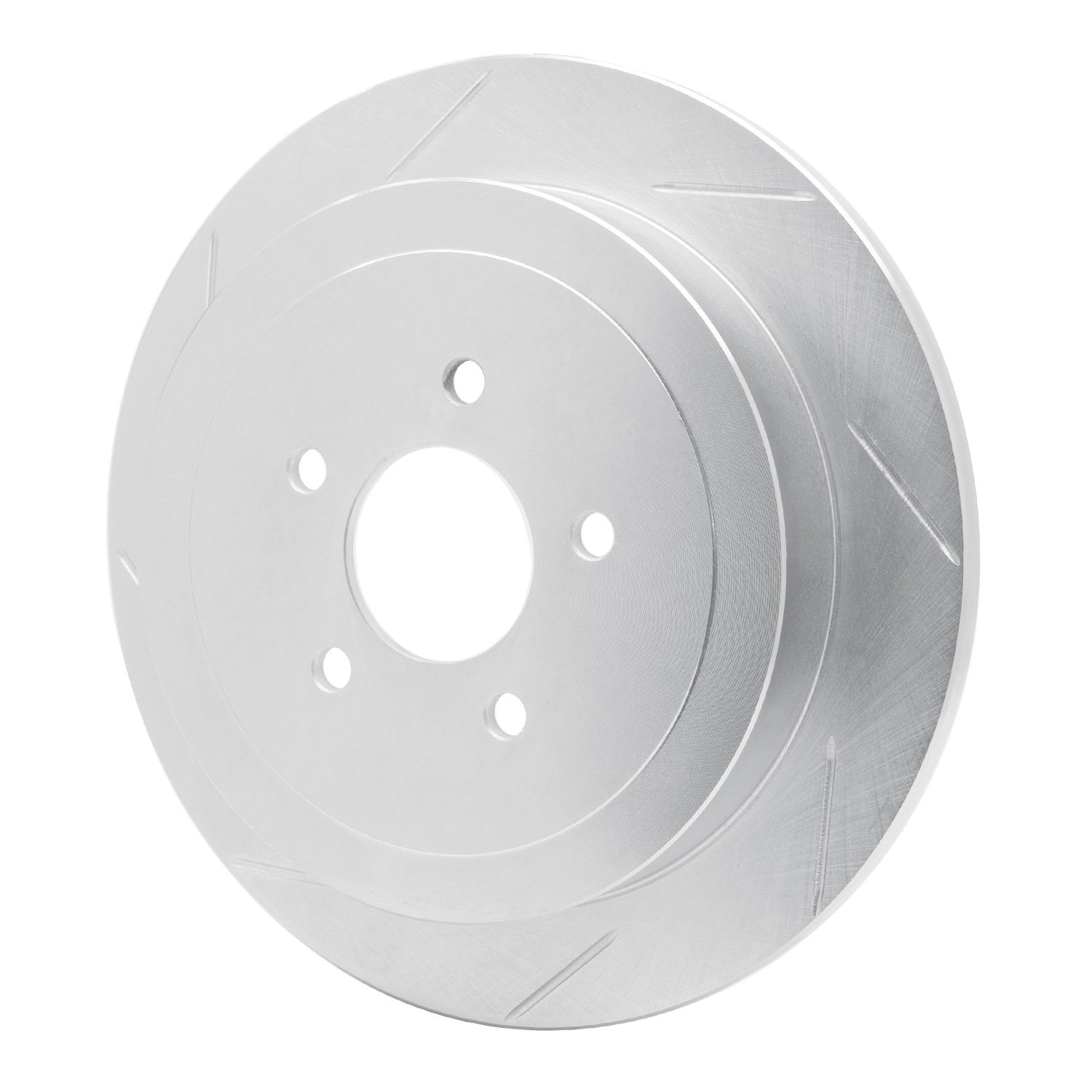 611-55004L Slotted Brake Rotor [Silver], 2003-2011 Ford/Lincoln/Mercury/Mazda, Position: Rear Left