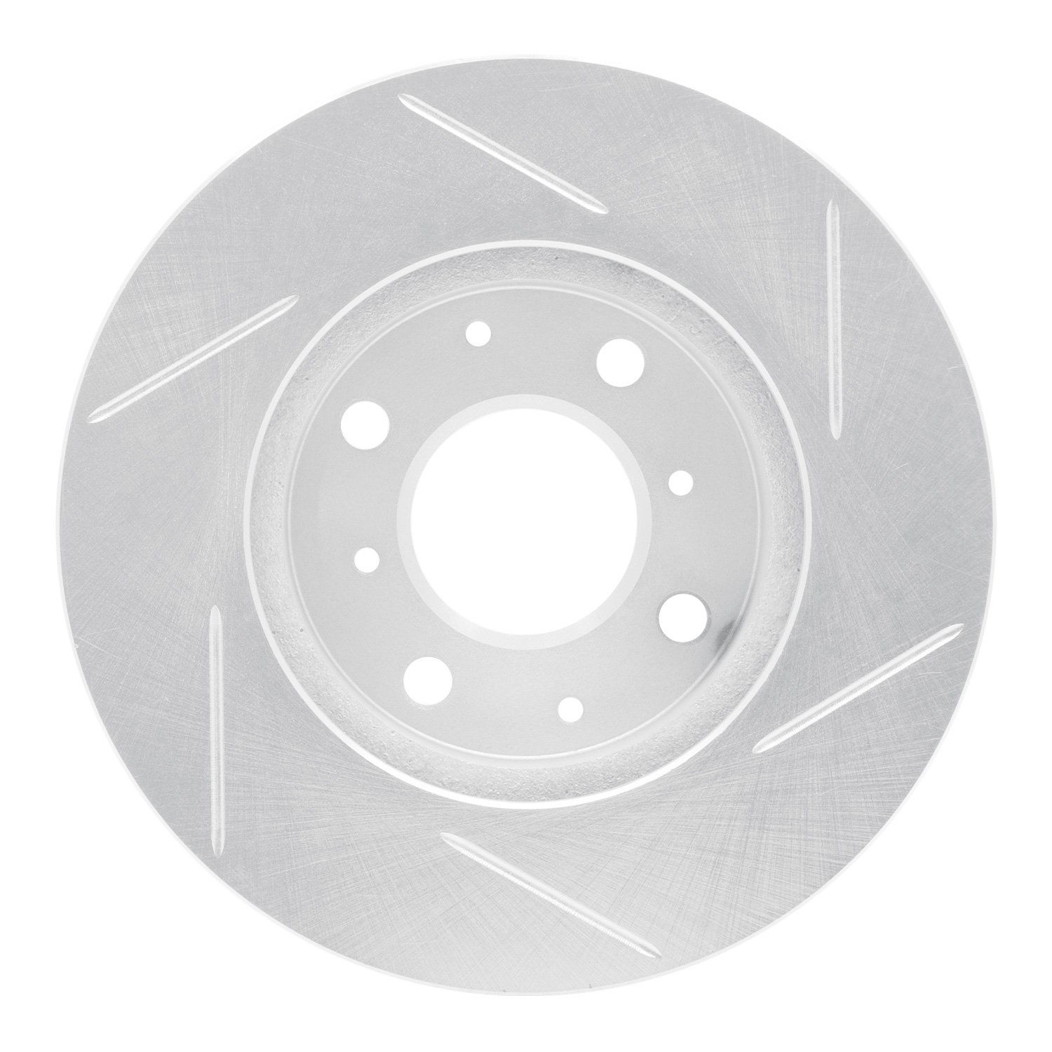 Slotted Brake Rotor [Silver], 1984-1990 Acura/Honda