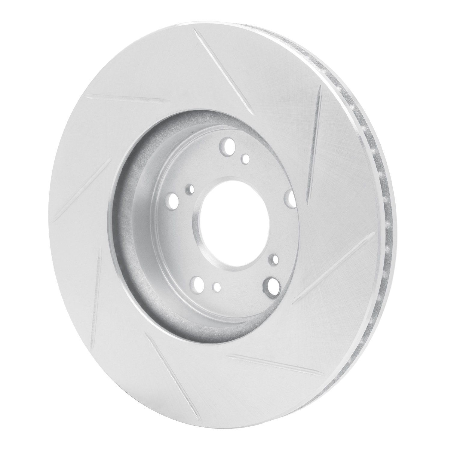 611-59039L Slotted Brake Rotor [Silver], 2013-2021 Acura/Honda, Position: Front Left