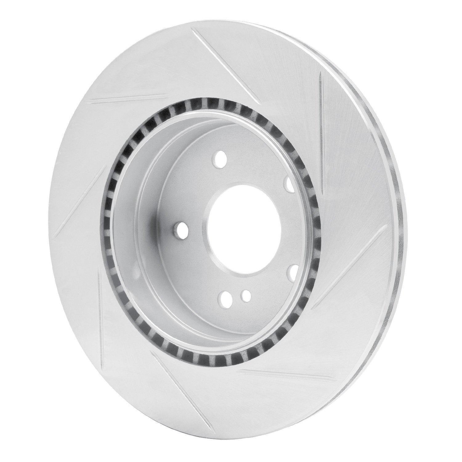 611-63040L Slotted Brake Rotor [Silver], 1998-2009 Multiple Makes/Models, Position: Rear Left