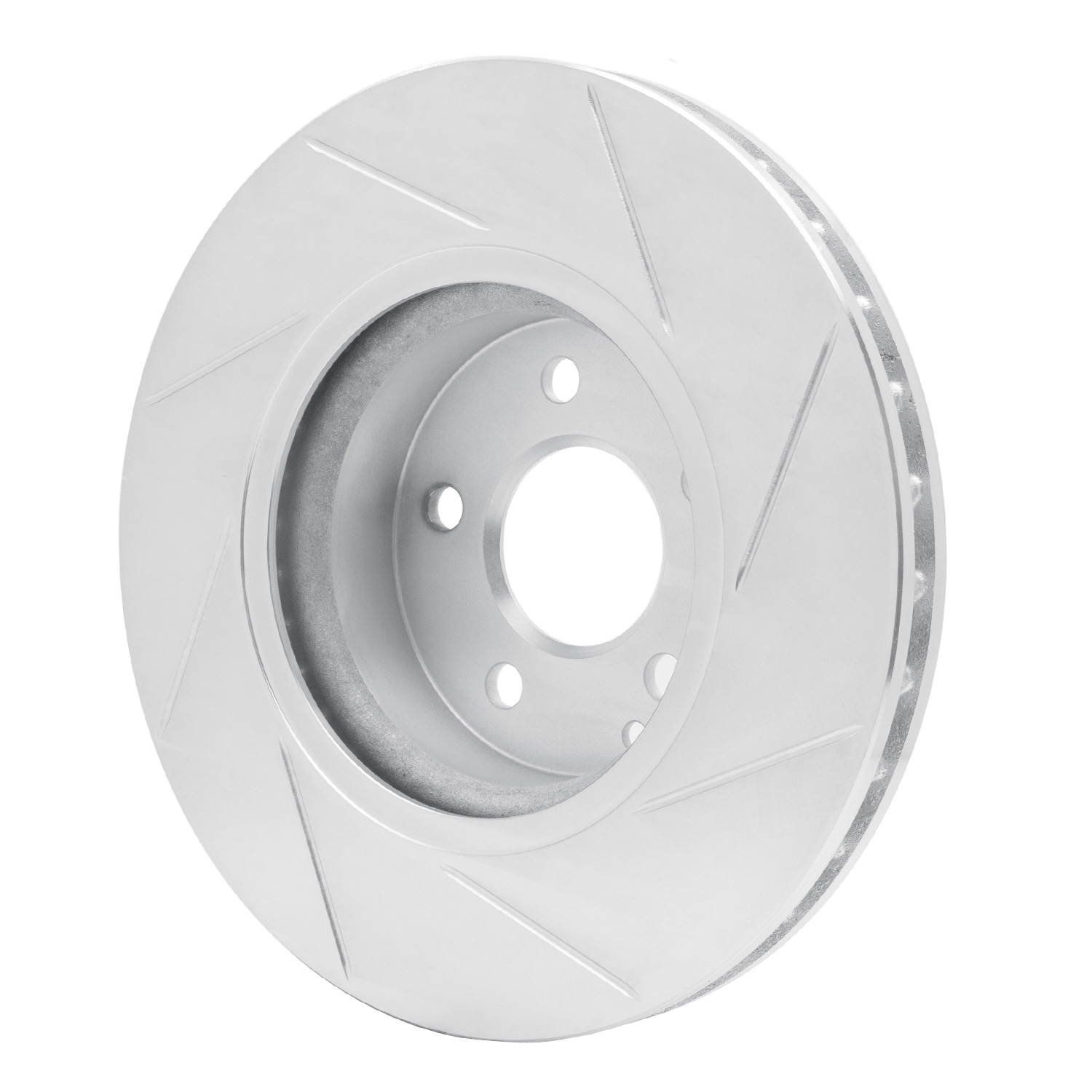 611-63052L Slotted Brake Rotor [Silver], 2003-2006 Mercedes-Benz, Position: Front Left