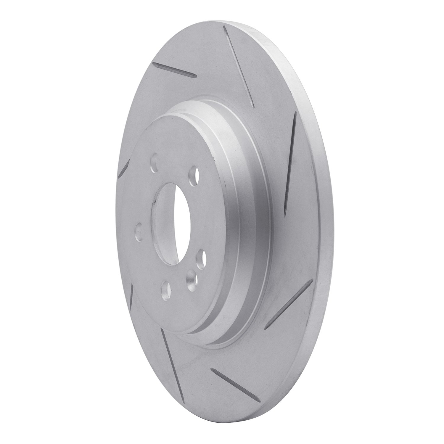 611-63125R Slotted Brake Rotor [Silver], 2000-2005 Mercedes-Benz, Position: Rear Right