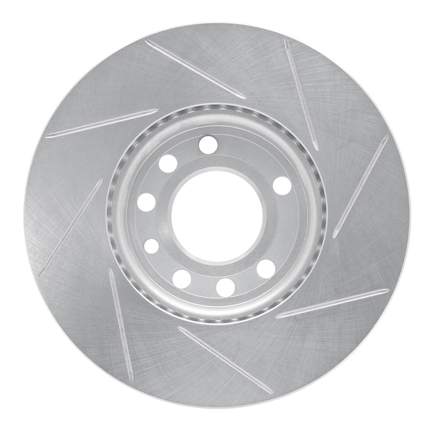611-65015L Slotted Brake Rotor [Silver], 2003-2011 GM, Position: Front Left