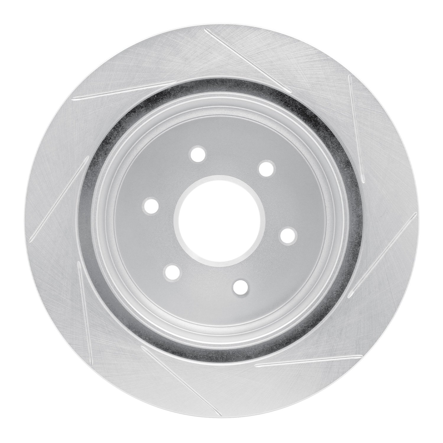 611-67109L Slotted Brake Rotor [Silver], 2016-2021 Infiniti/Nissan, Position: Rear Left