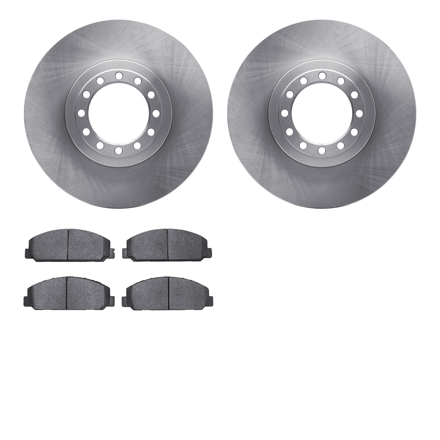 Brake Rotors w/Heavy-Duty Brake Pads Kit, 1999-2015 GM