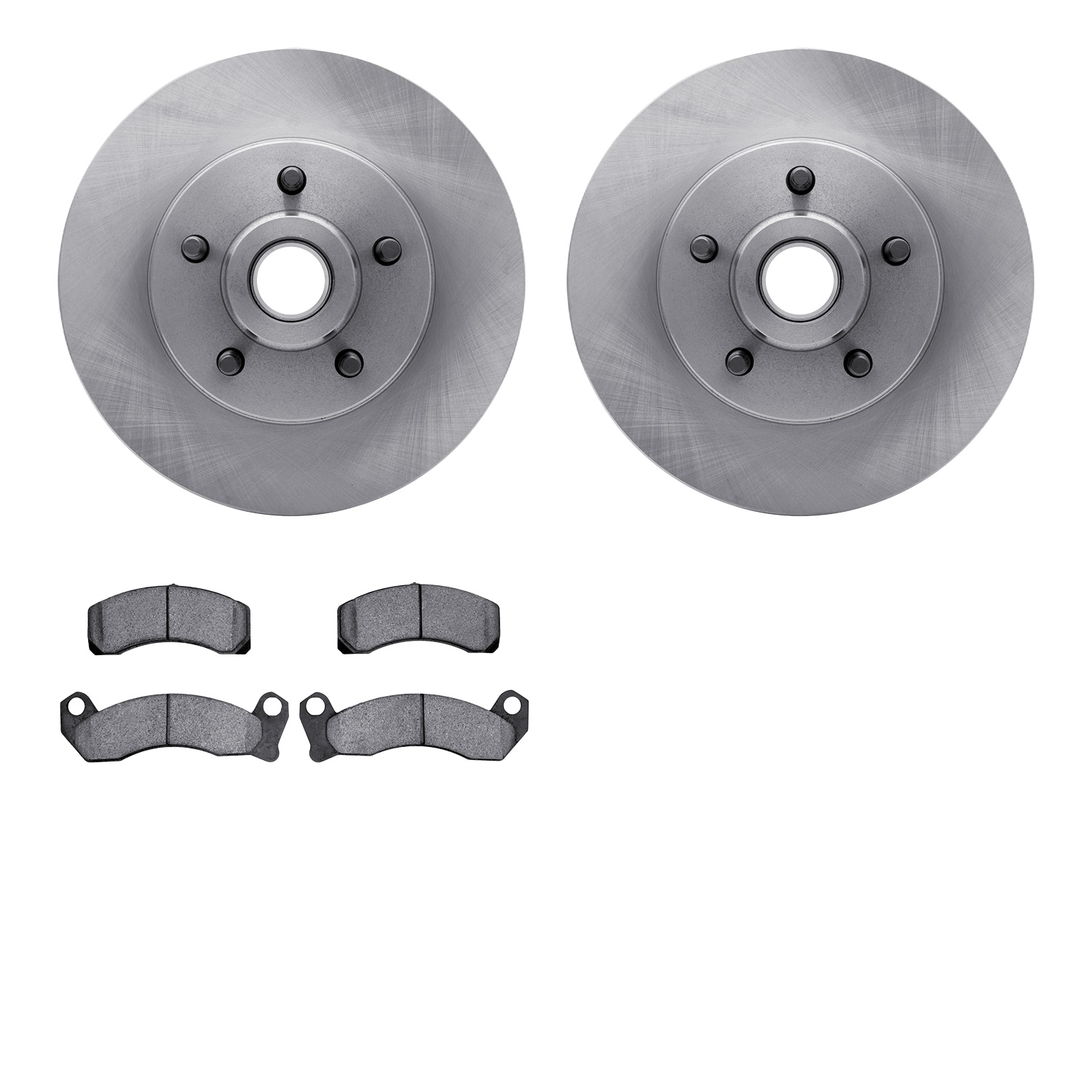 Brake Rotors w/Heavy-Duty Brake Pads Kit, 1990-1991