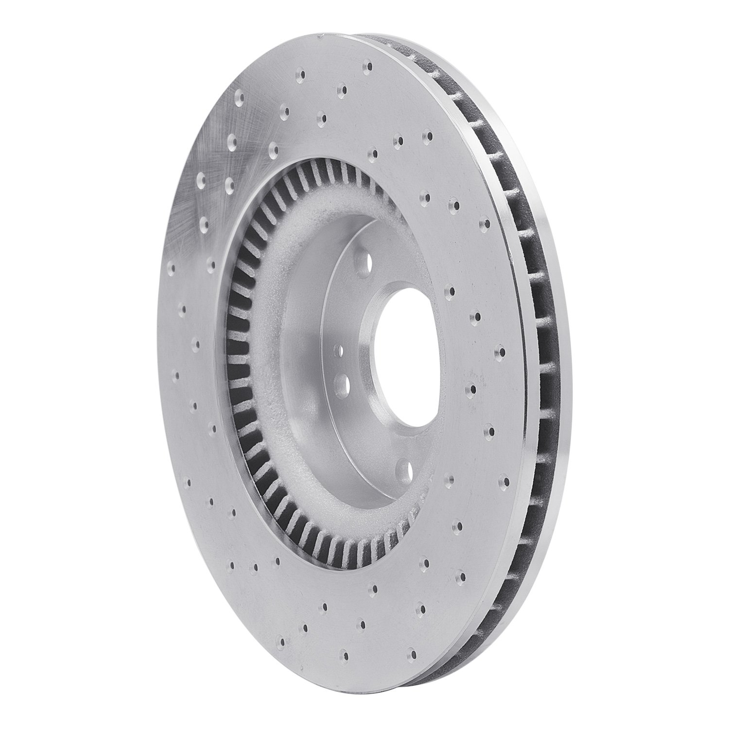 621-03030R Drilled Brake Rotor [Silver], 2009-2011 Kia/Hyundai/Genesis, Position: Front Right