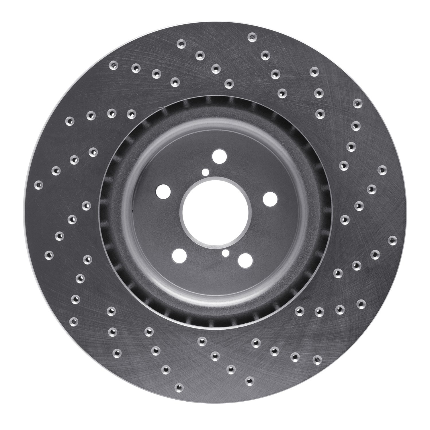 621-13014L Drilled Brake Rotor [Silver], 2003-2020 Multiple Makes/Models, Position: Front Left