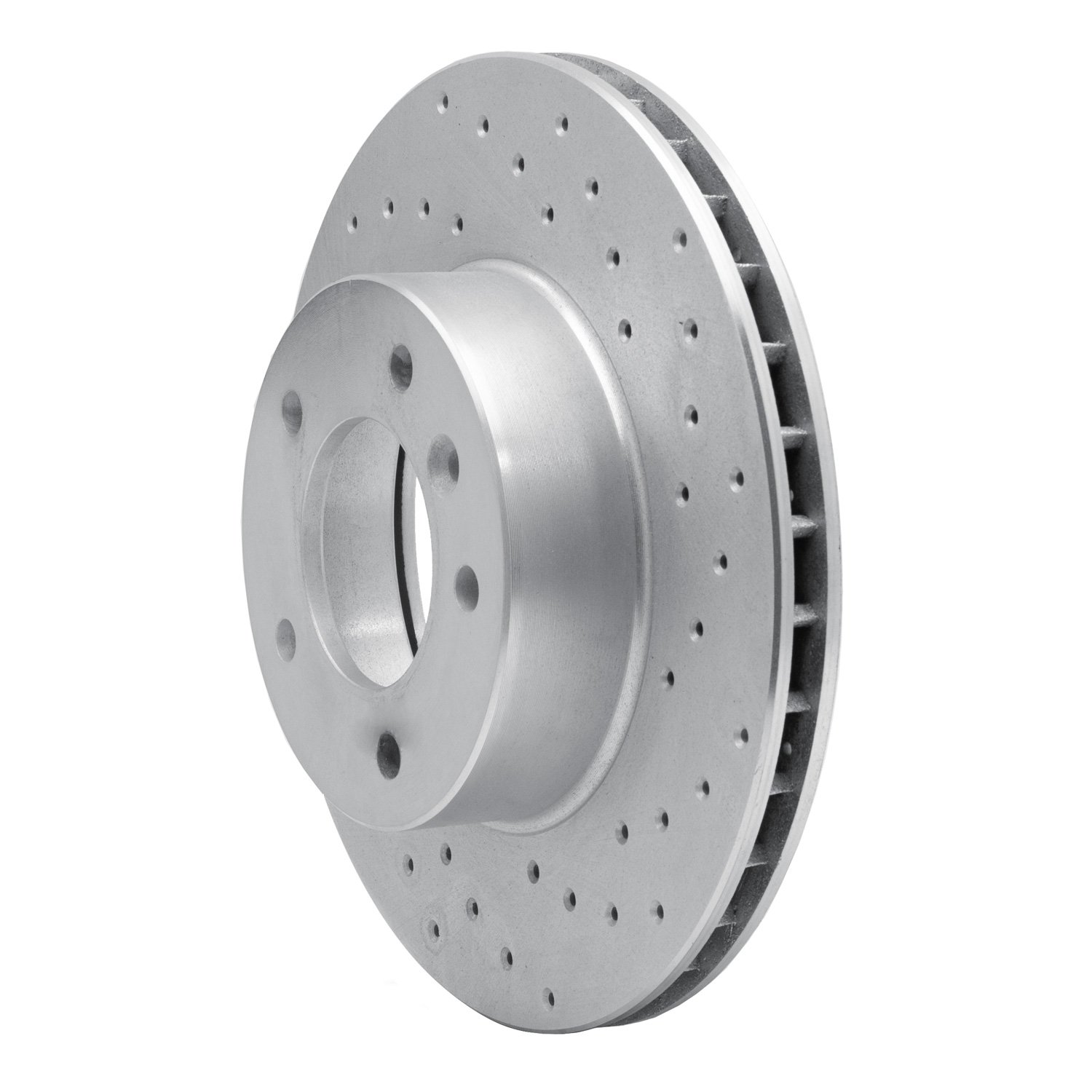 621-20003R Drilled Brake Rotor [Silver], 1986-1989 Jaguar, Position: Front Right