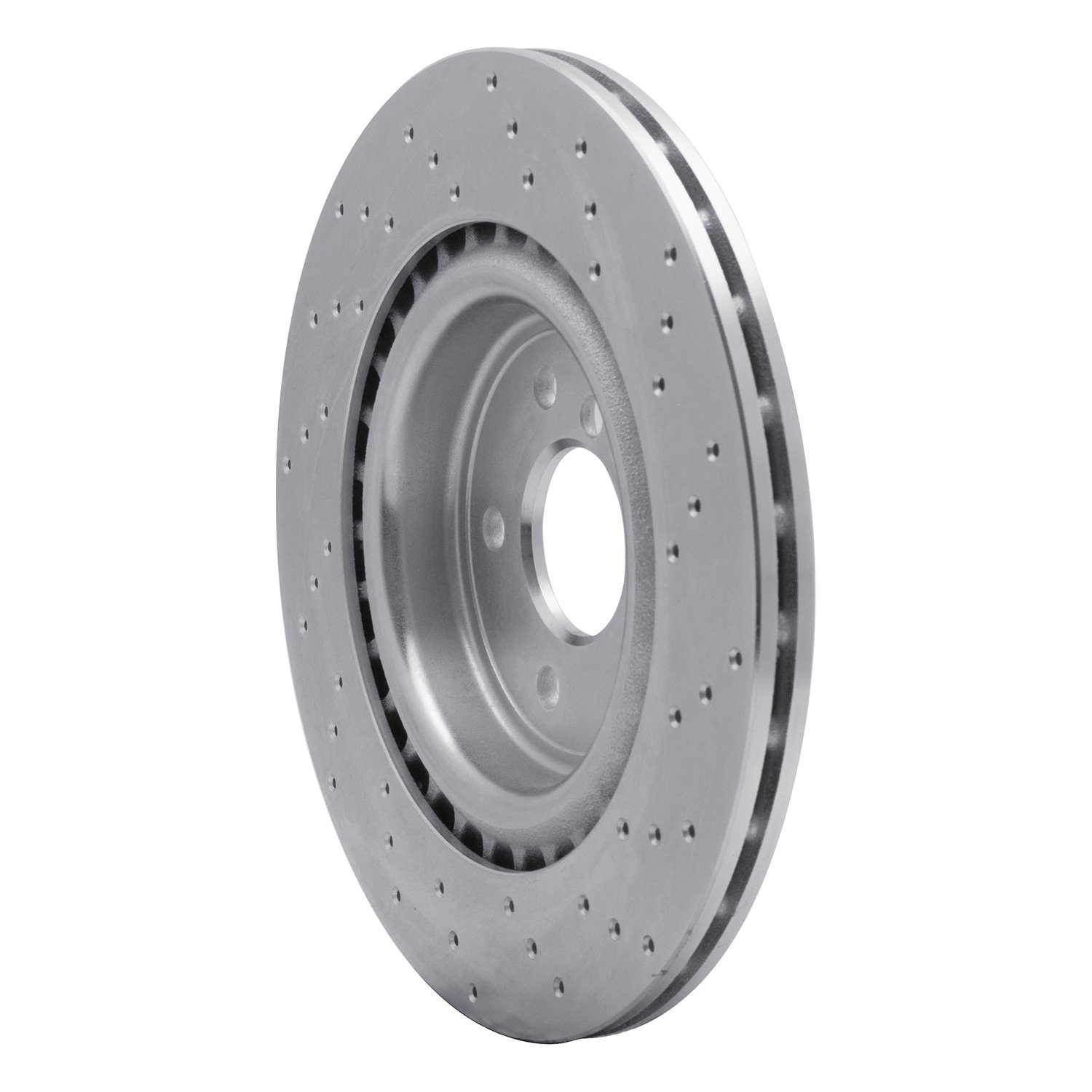 621-20035L Drilled Brake Rotor [Silver], 2016-2021 Jaguar, Position: Rear Left