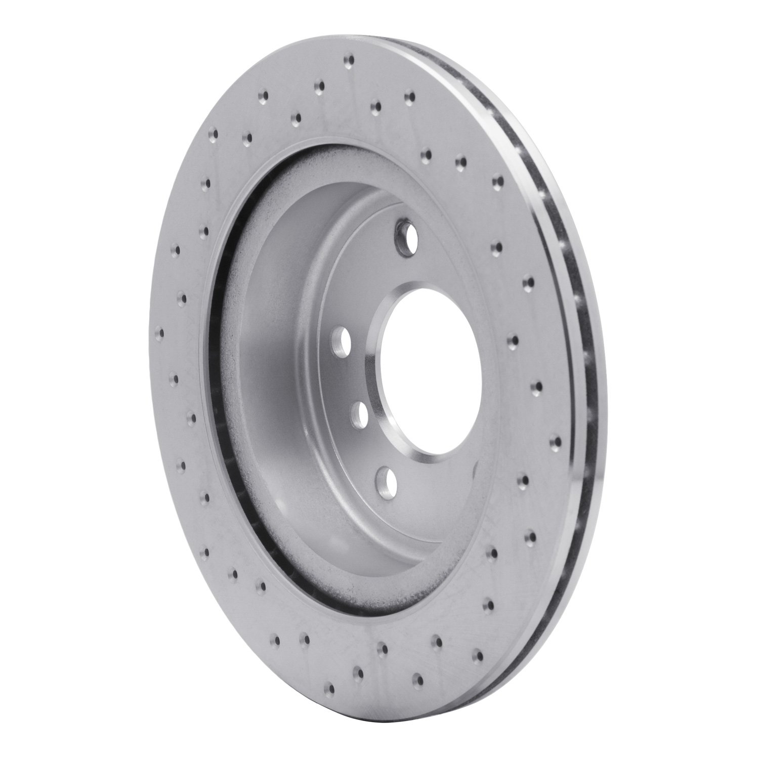 621-31098R Drilled Brake Rotor [Silver], 2009-2016 BMW, Position: Rear Right