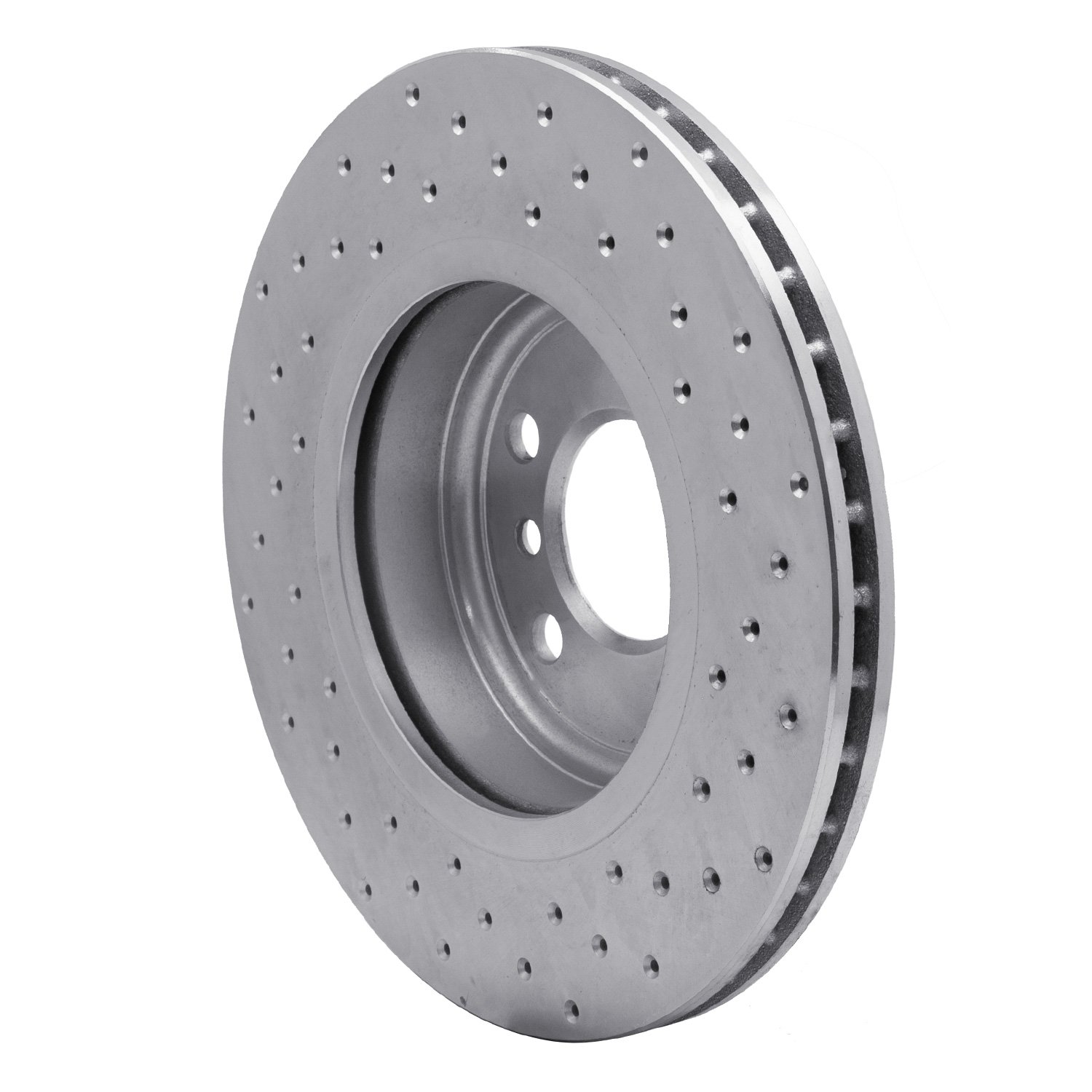 621-31139L Drilled Brake Rotor [Silver], 2004-2010 BMW, Position: Front Left