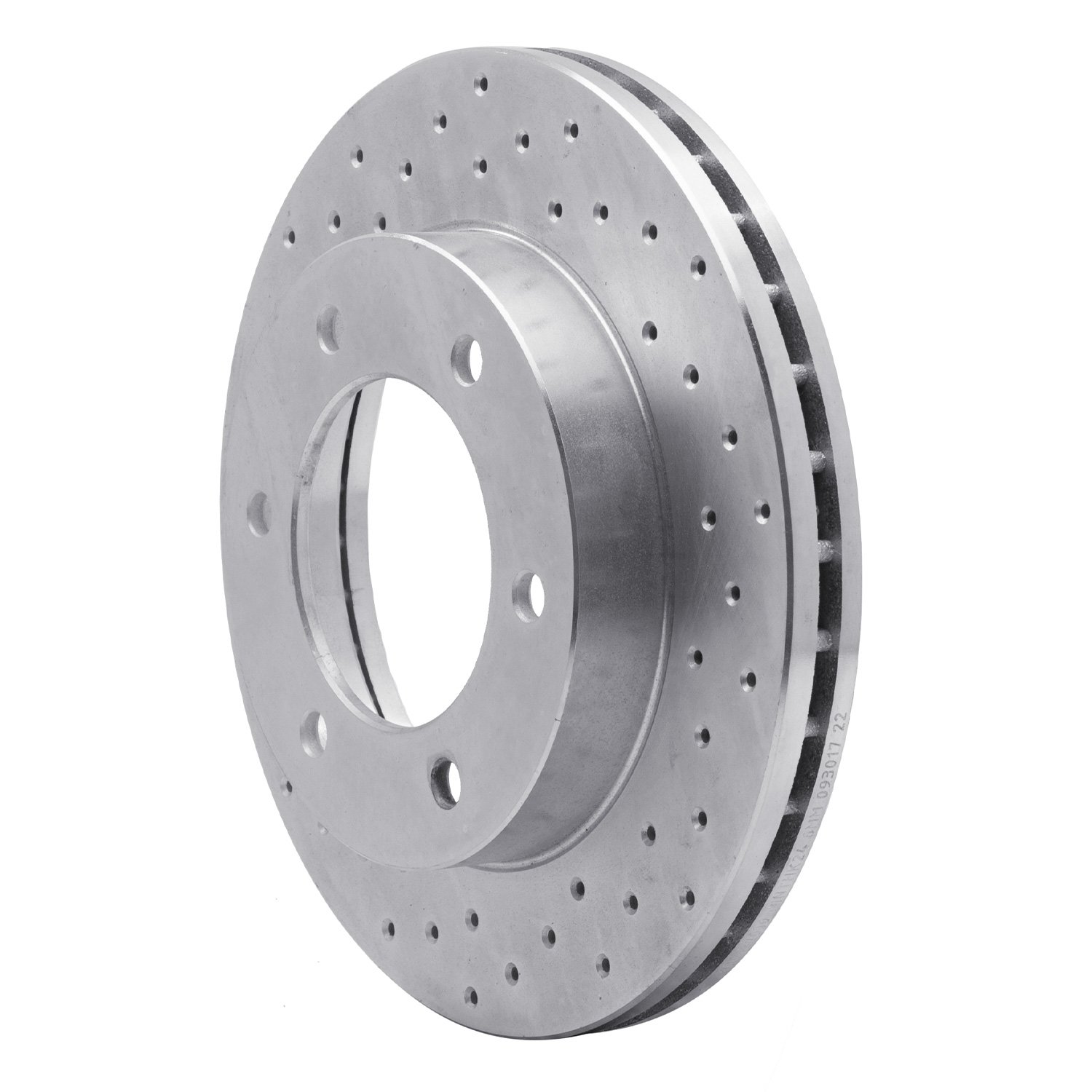 621-37010L Drilled Brake Rotor [Silver], 2001-2004 Multiple Makes/Models, Position: Front Left