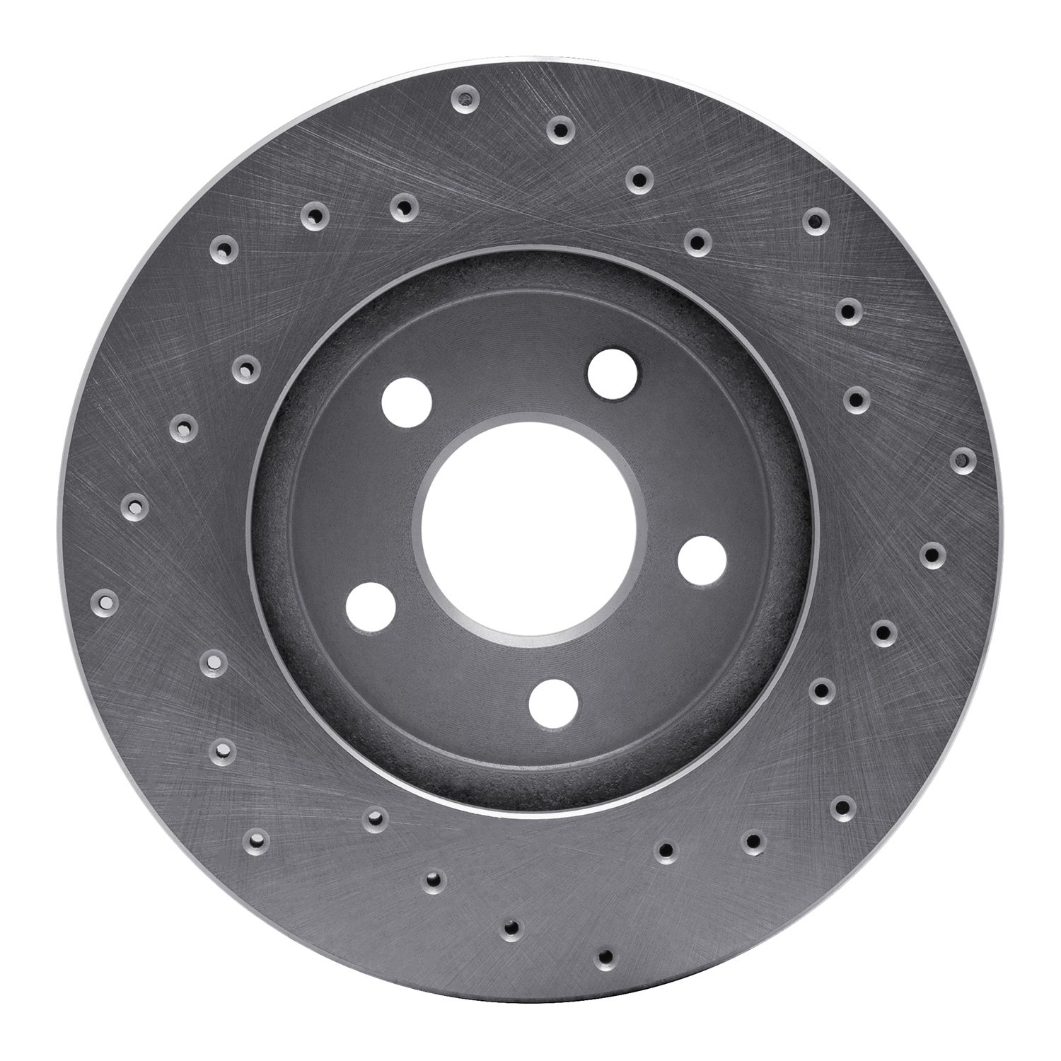 621-39009L Drilled Brake Rotor [Silver], 1995-2000 Mopar, Position: Front Left