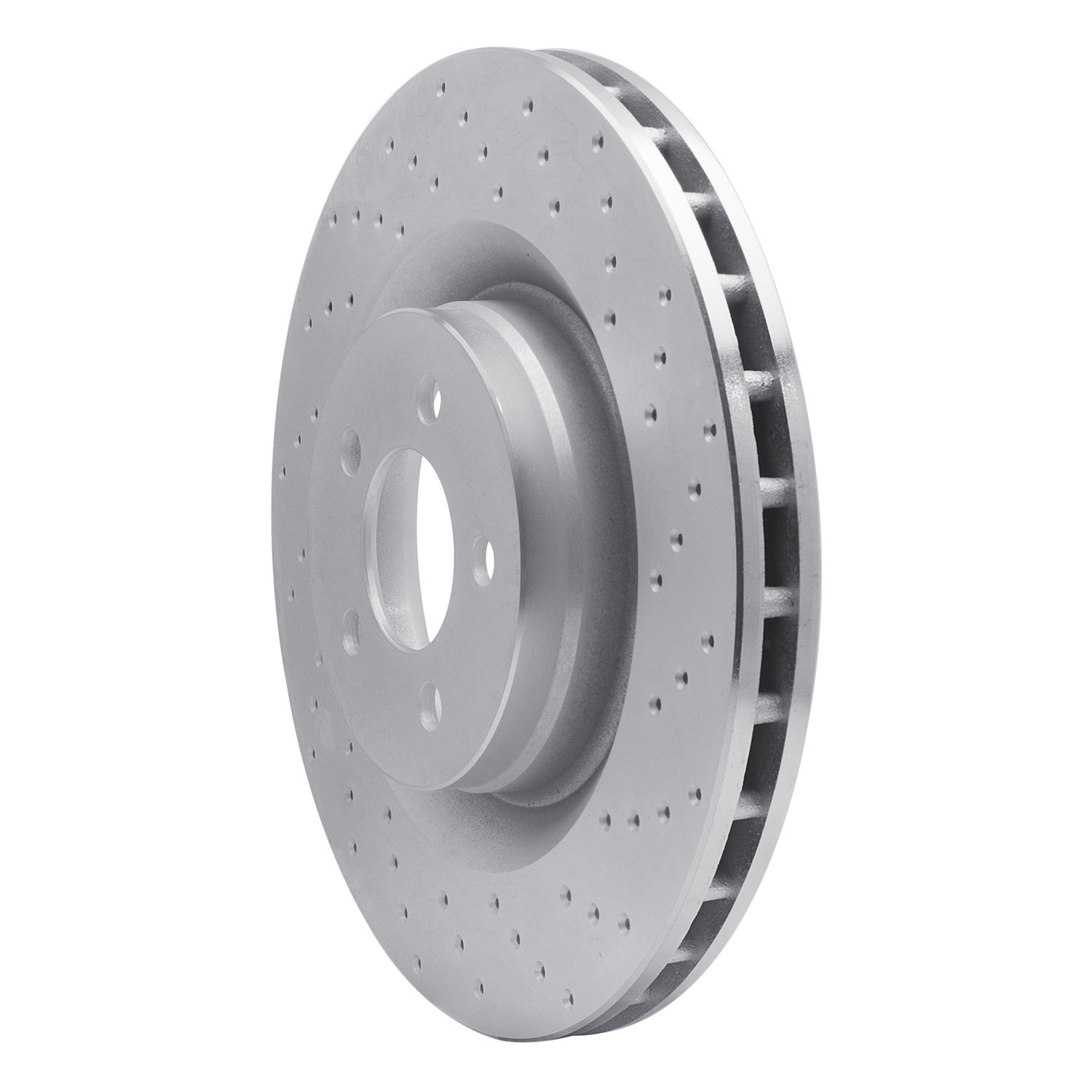 621-39019R Drilled Brake Rotor [Silver], 2005-2021 Mopar, Position: Front Right