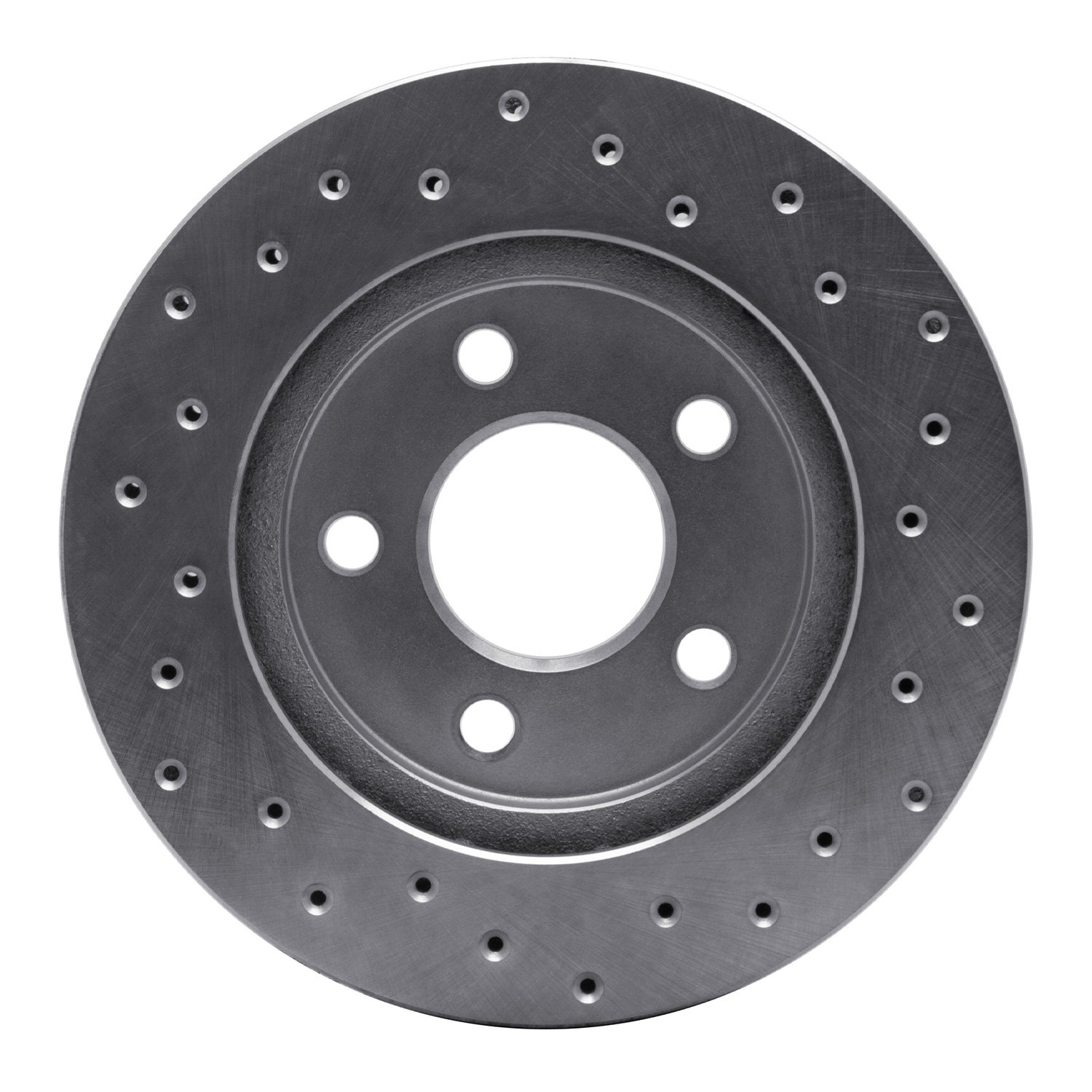 621-40004L Drilled Brake Rotor [Silver], 1985-1989 Mopar, Position: Front Left