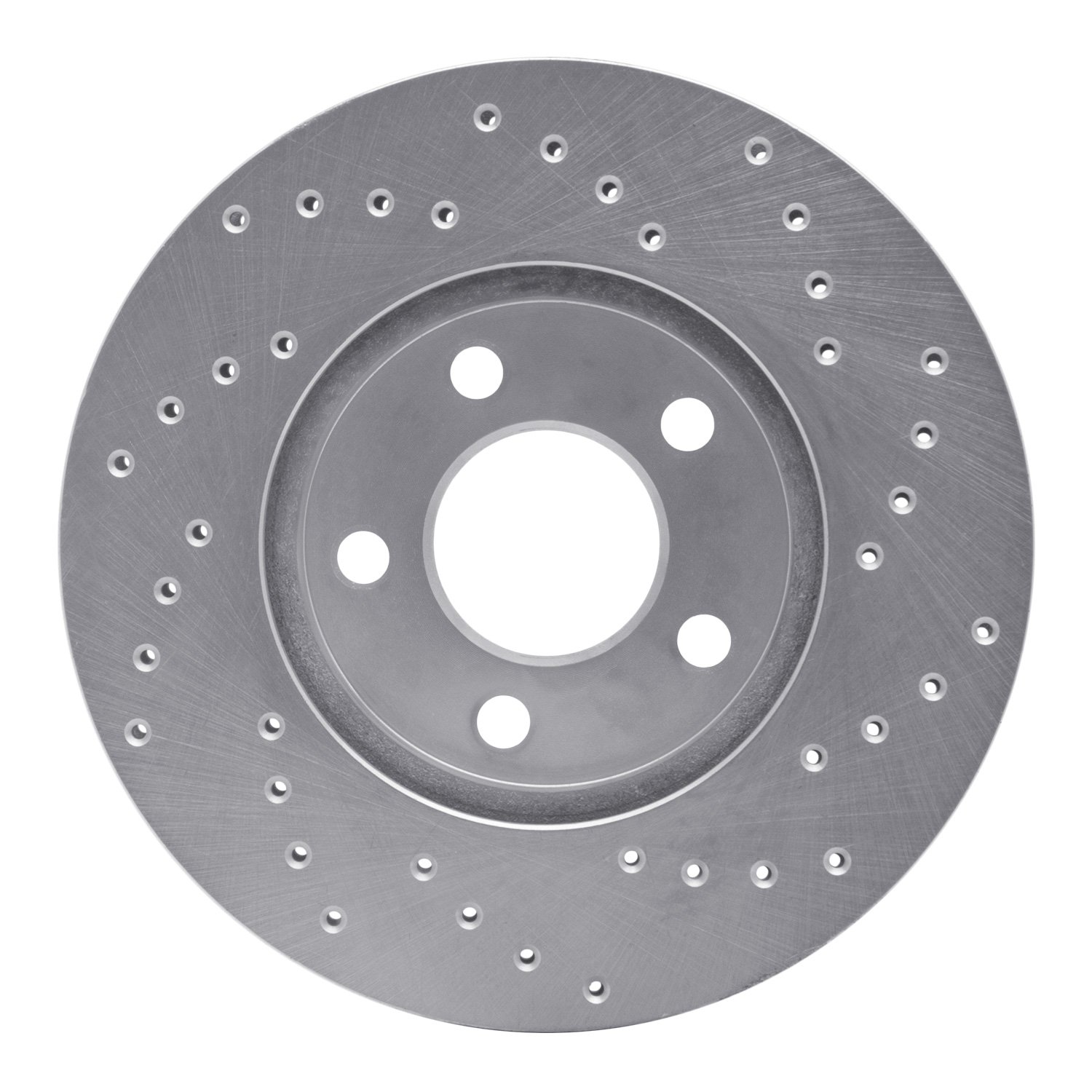 621-40020L Drilled Brake Rotor [Silver], 2000-2005 Mopar, Position: Front Left