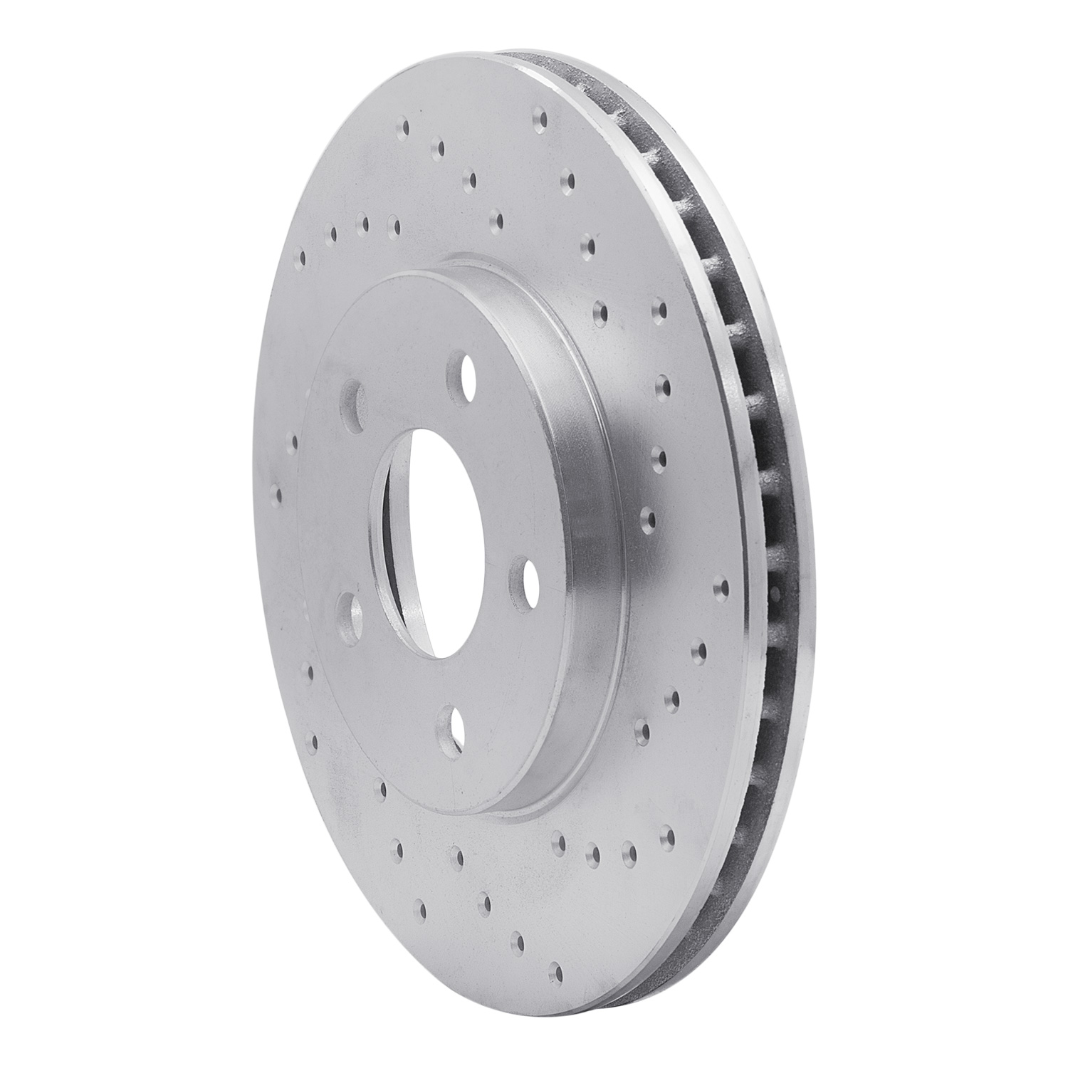 621-40020R Drilled Brake Rotor [Silver], 2000-2005 Mopar, Position: Front Right