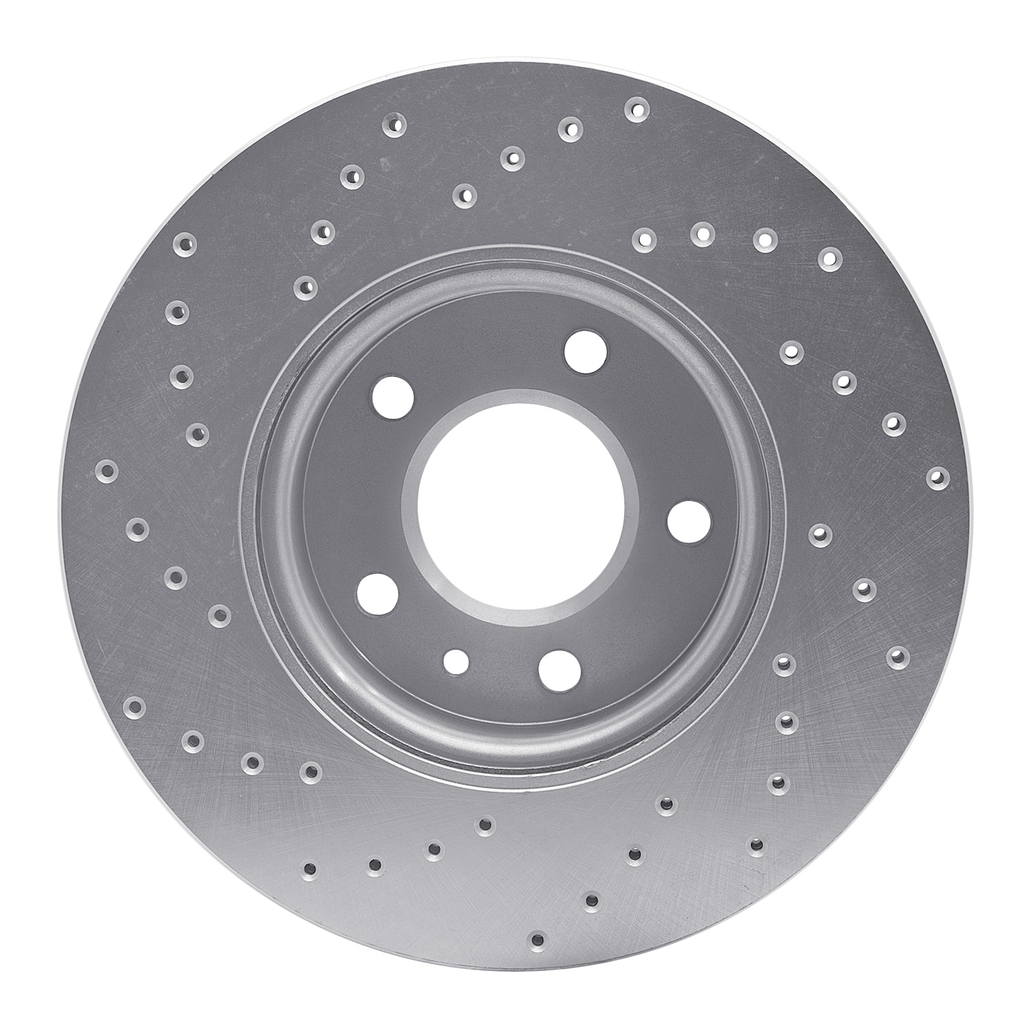 621-46033R Drilled Brake Rotor [Silver], Fits Select GM, Position: Front Right