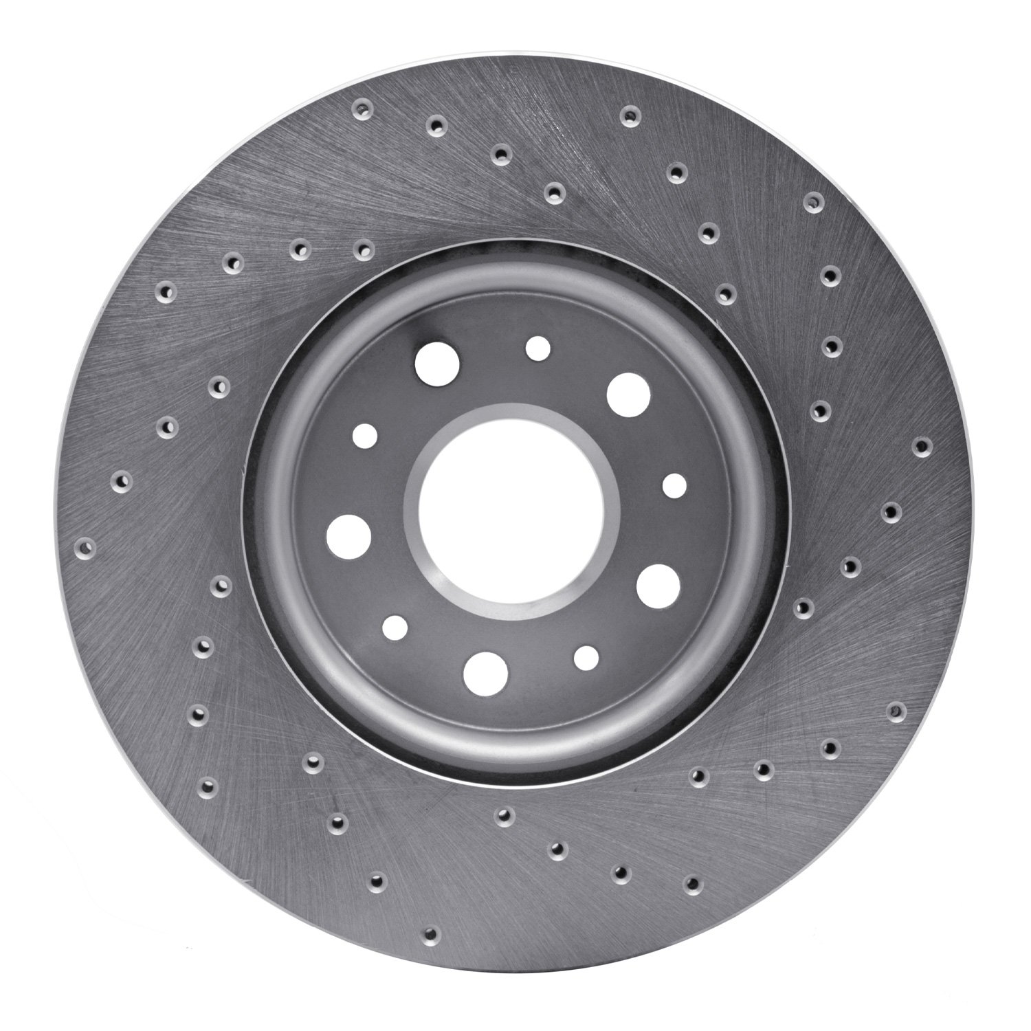 621-46038L Drilled Brake Rotor [Silver], 2014-2020 GM, Position: Front Left