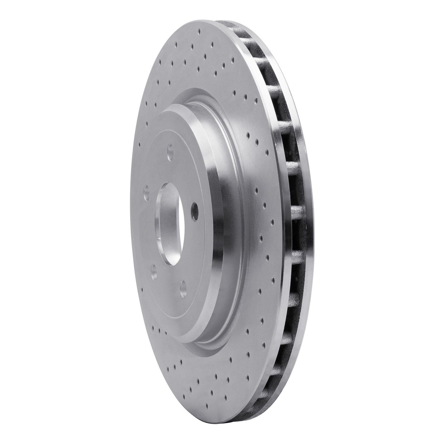 621-47035 Drilled Brake Rotor [Silver], 2006-2013 GM, Position: Rear