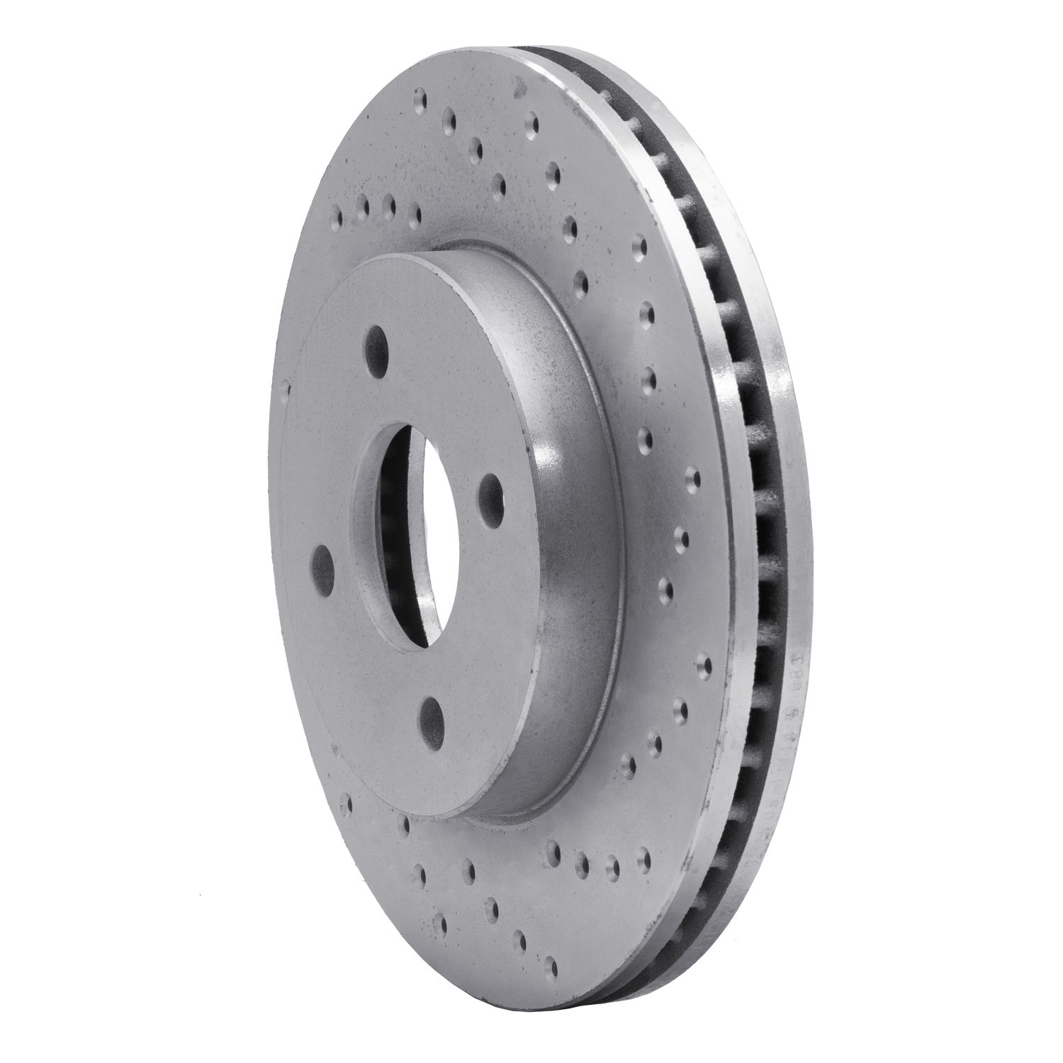 621-53002R Drilled Brake Rotor [Silver], 2003-2010 GM, Position: Front Right