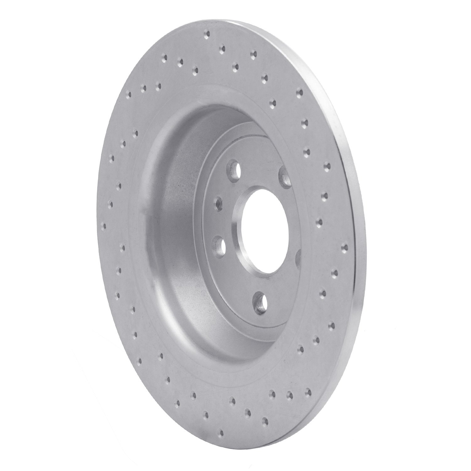 621-54072L Drilled Brake Rotor [Silver], 2013-2020 Ford/Lincoln/Mercury/Mazda, Position: Rear Left