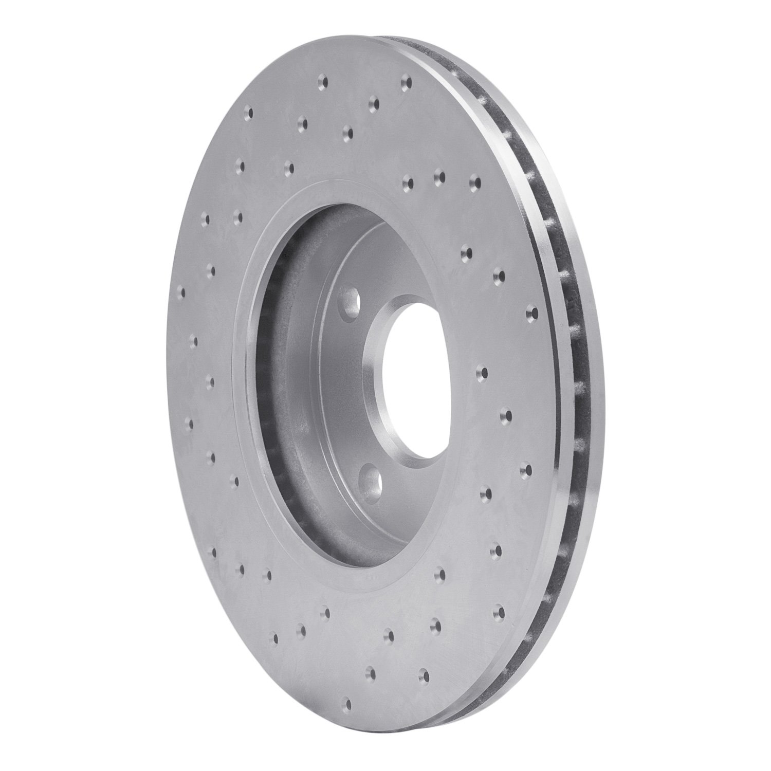 621-54075R Drilled Brake Rotor [Silver], 2014-2019 Ford/Lincoln/Mercury/Mazda, Position: Front Right