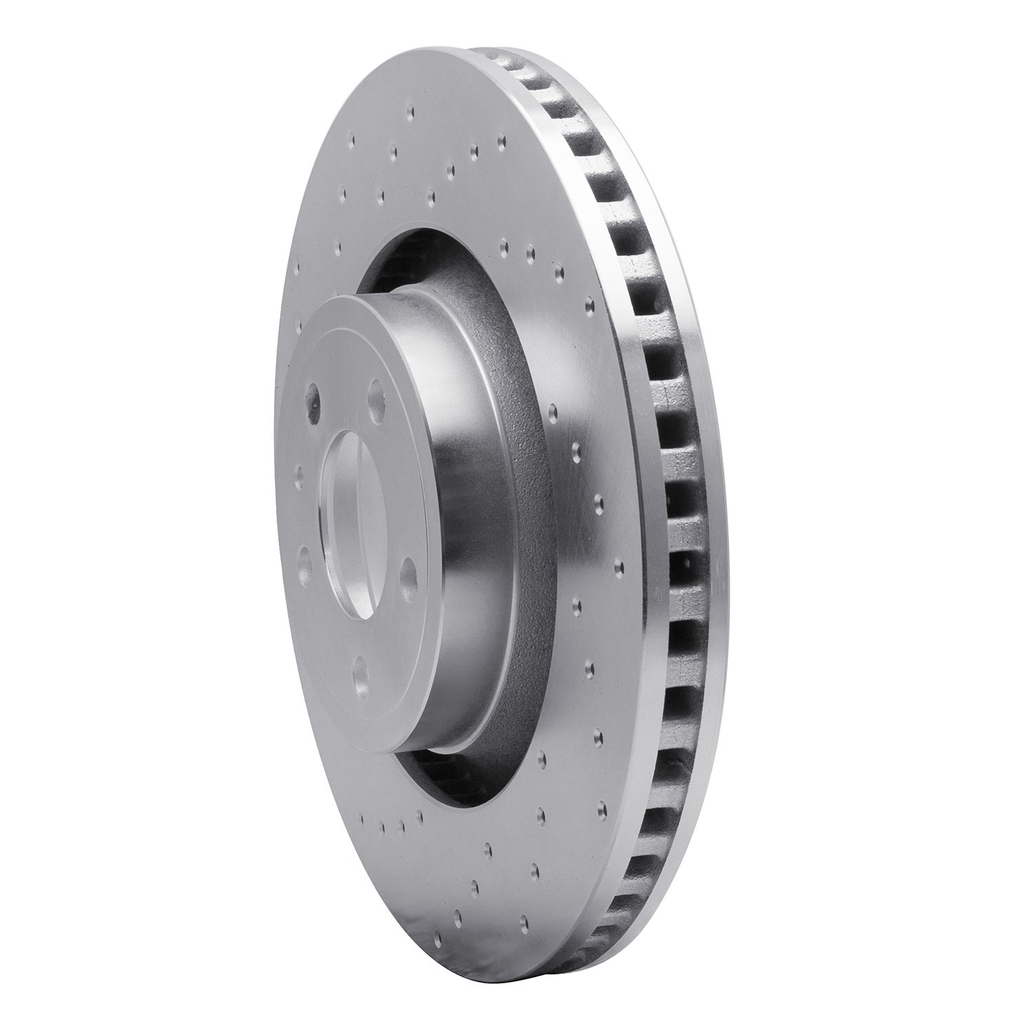 621-54078L Drilled Brake Rotor [Silver], 2015-2020 Ford/Lincoln/Mercury/Mazda, Position: Front Left