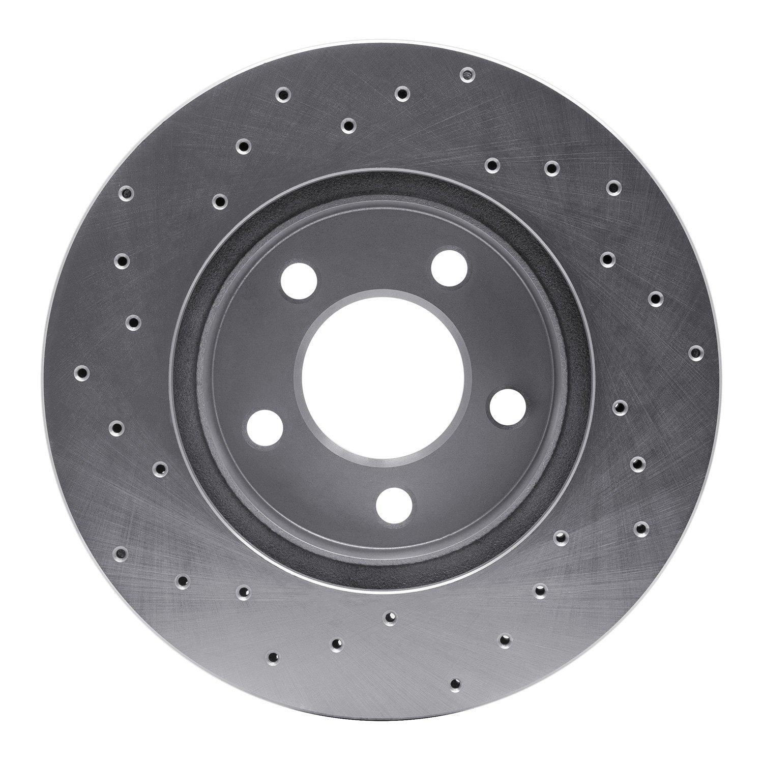 621-54144R Drilled Brake Rotor [Silver], 1995-2002 Ford/Lincoln/Mercury/Mazda, Position: Front Right