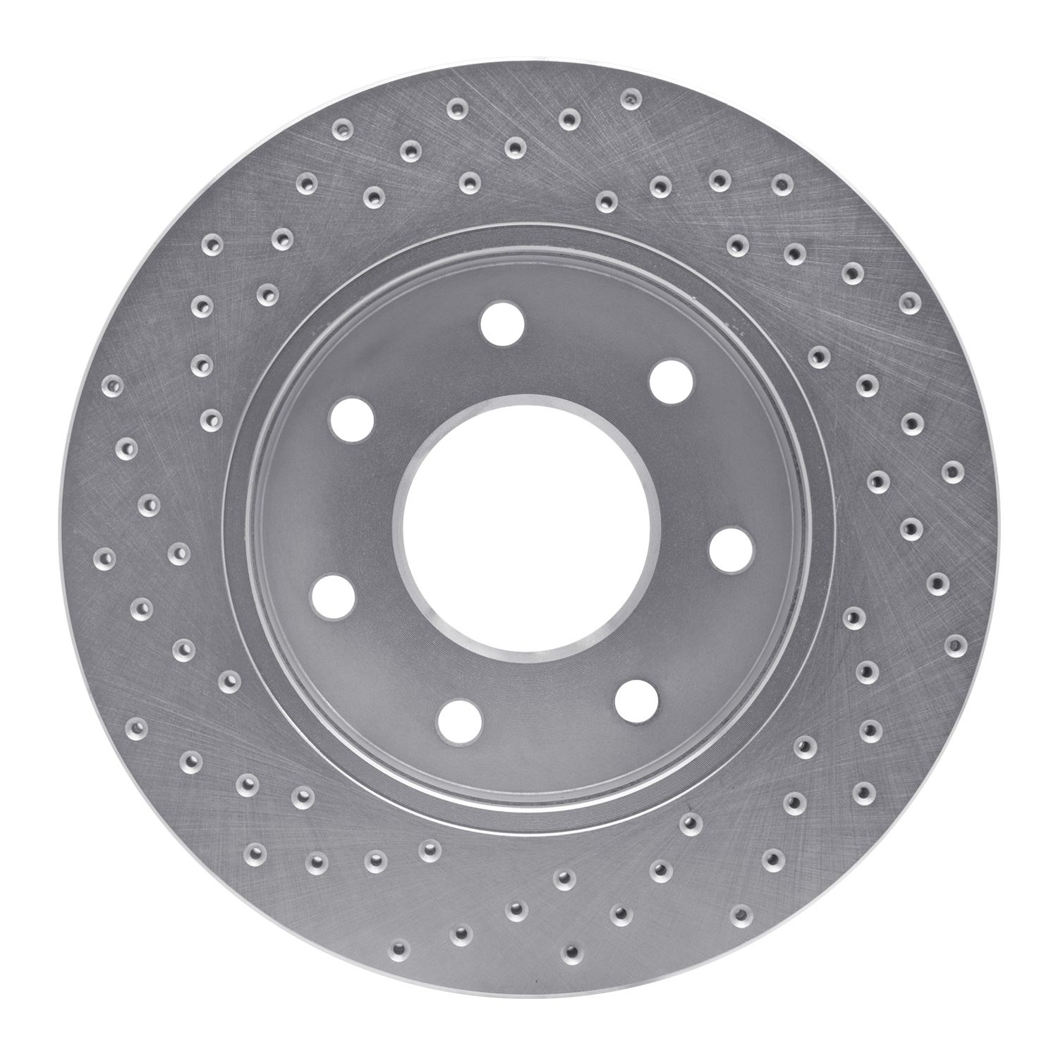 621-54187R Drilled Brake Rotor [Silver], 2004-2008 Ford/Lincoln/Mercury/Mazda, Position: Front Right