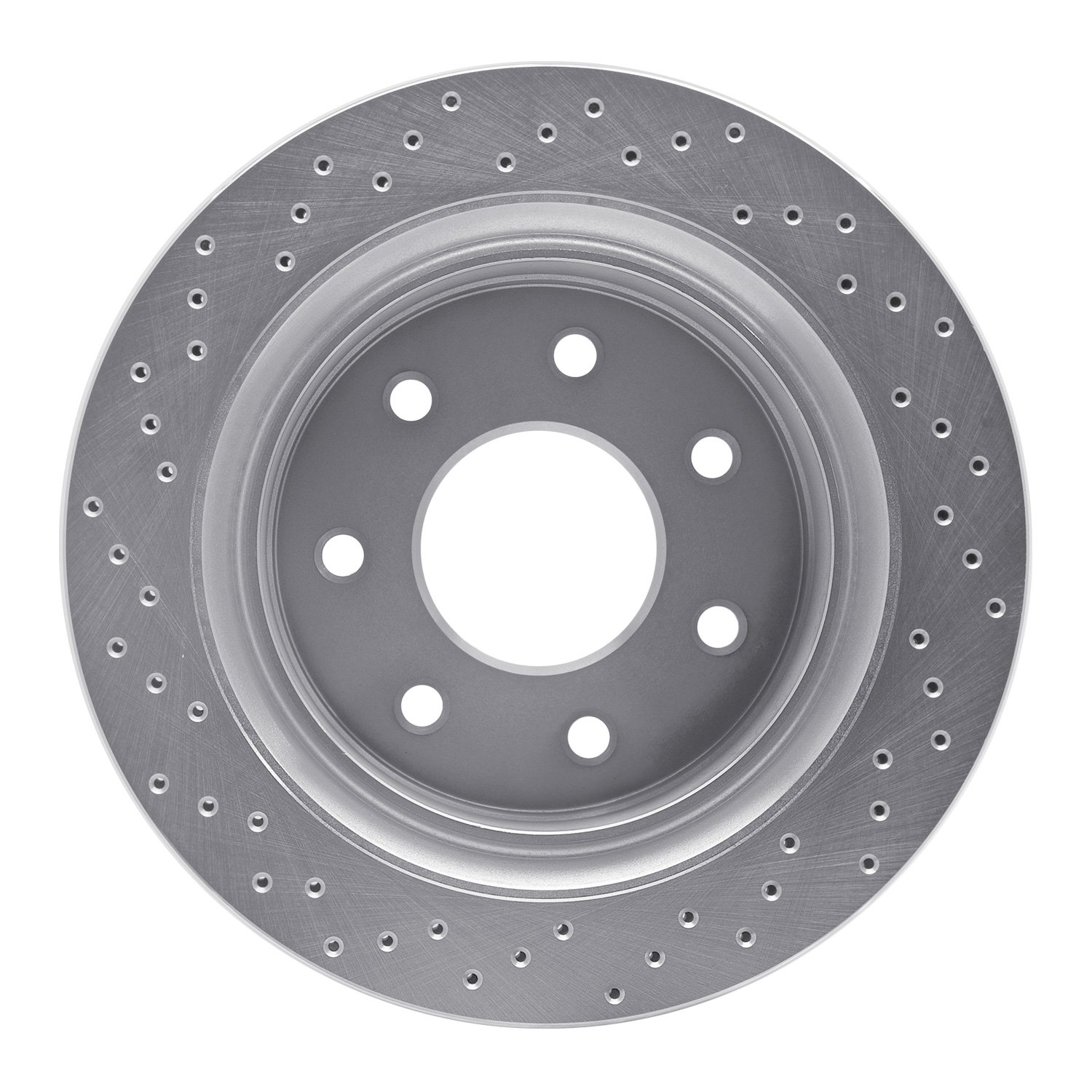 621-54218R Drilled Brake Rotor [Silver], 2012-2014 Ford/Lincoln/Mercury/Mazda, Position: Rear Right