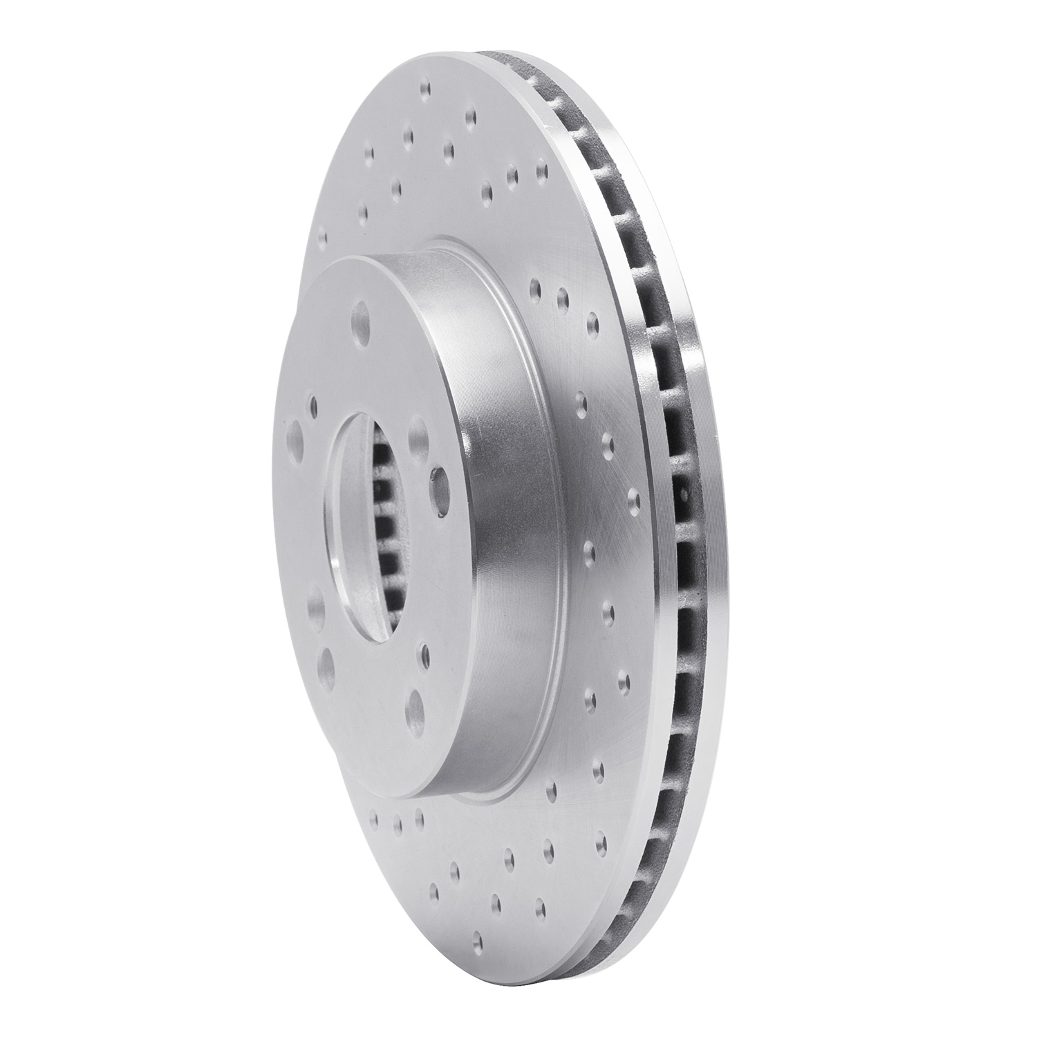 621-59036L Drilled Brake Rotor [Silver], 2012-2015 Acura/Honda, Position: Front Left