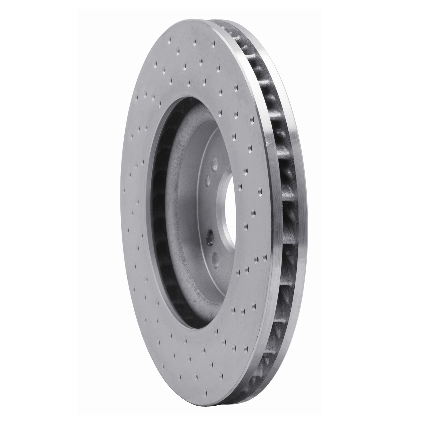 621-63028D Drilled Brake Rotor [Silver], 1994-2002 Mercedes-Benz, Position: Right Front