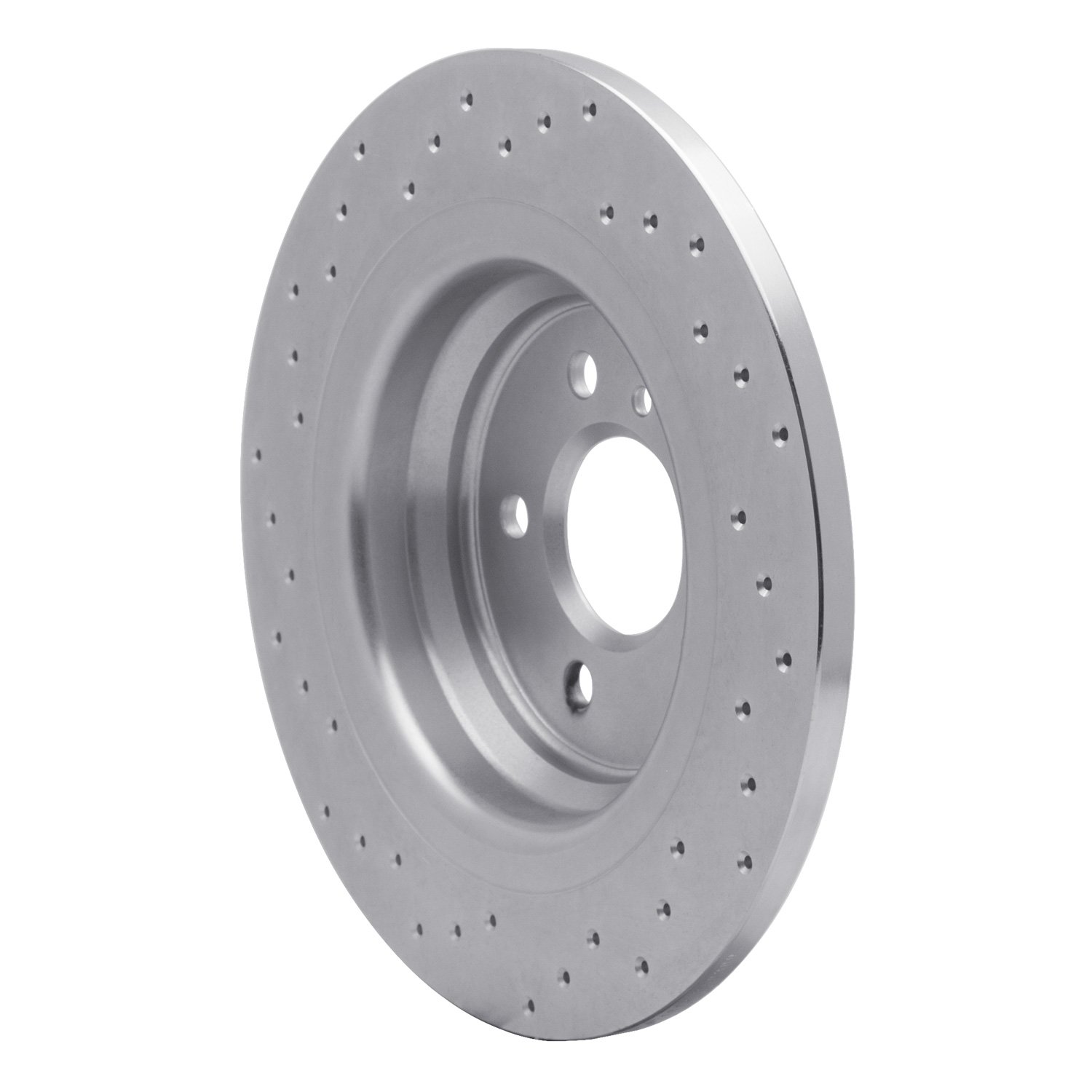 621-63143R Drilled Brake Rotor [Silver], 2012-2018 Mercedes-Benz, Position: Rear Right