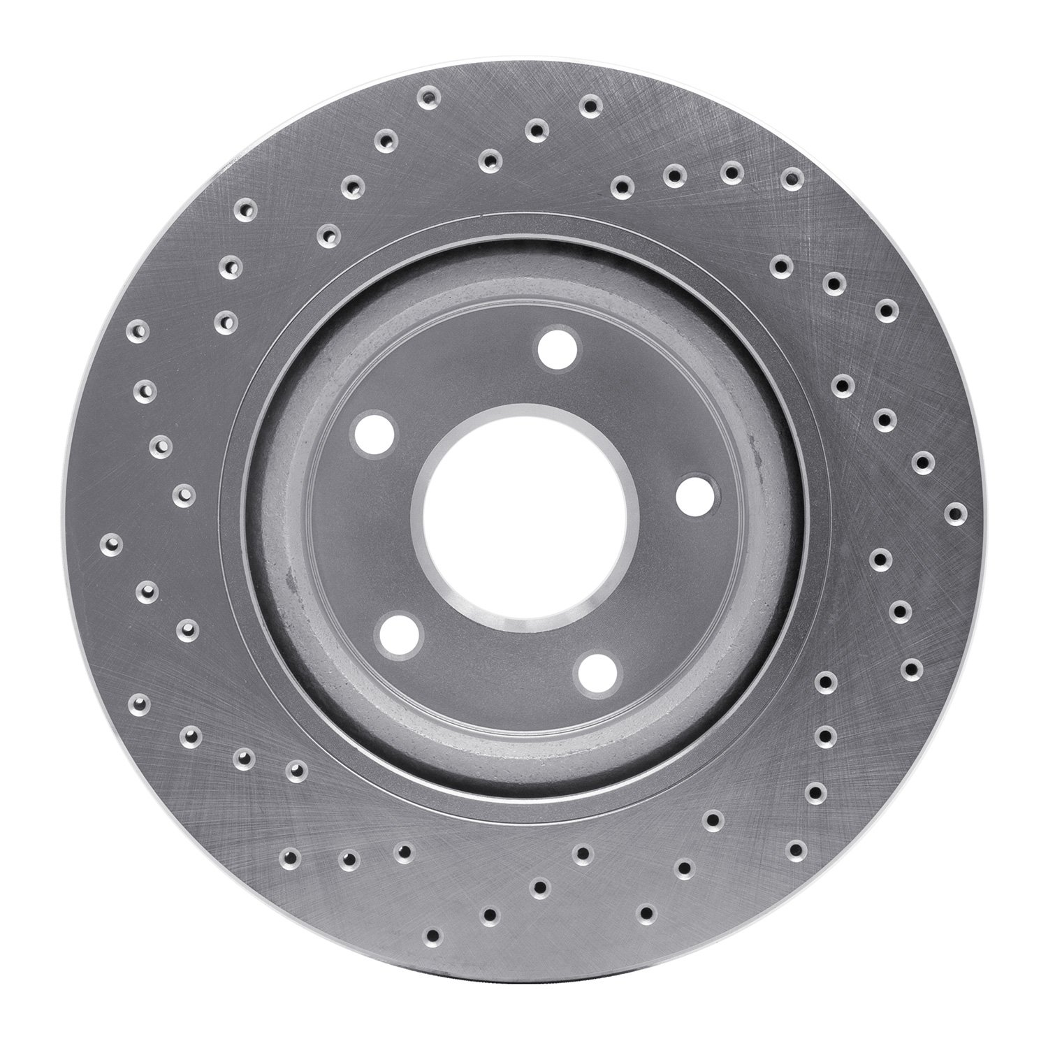 621-67057R Drilled Brake Rotor [Silver], 2007-2013 Infiniti/Nissan, Position: Front Right