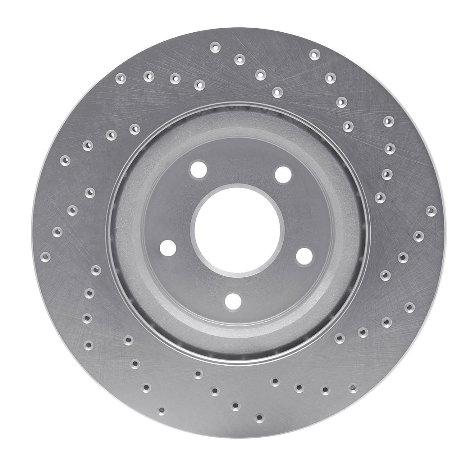621-67104L Drilled Brake Rotor [Silver], 2014-2019 Infiniti/Nissan, Position: Front Left