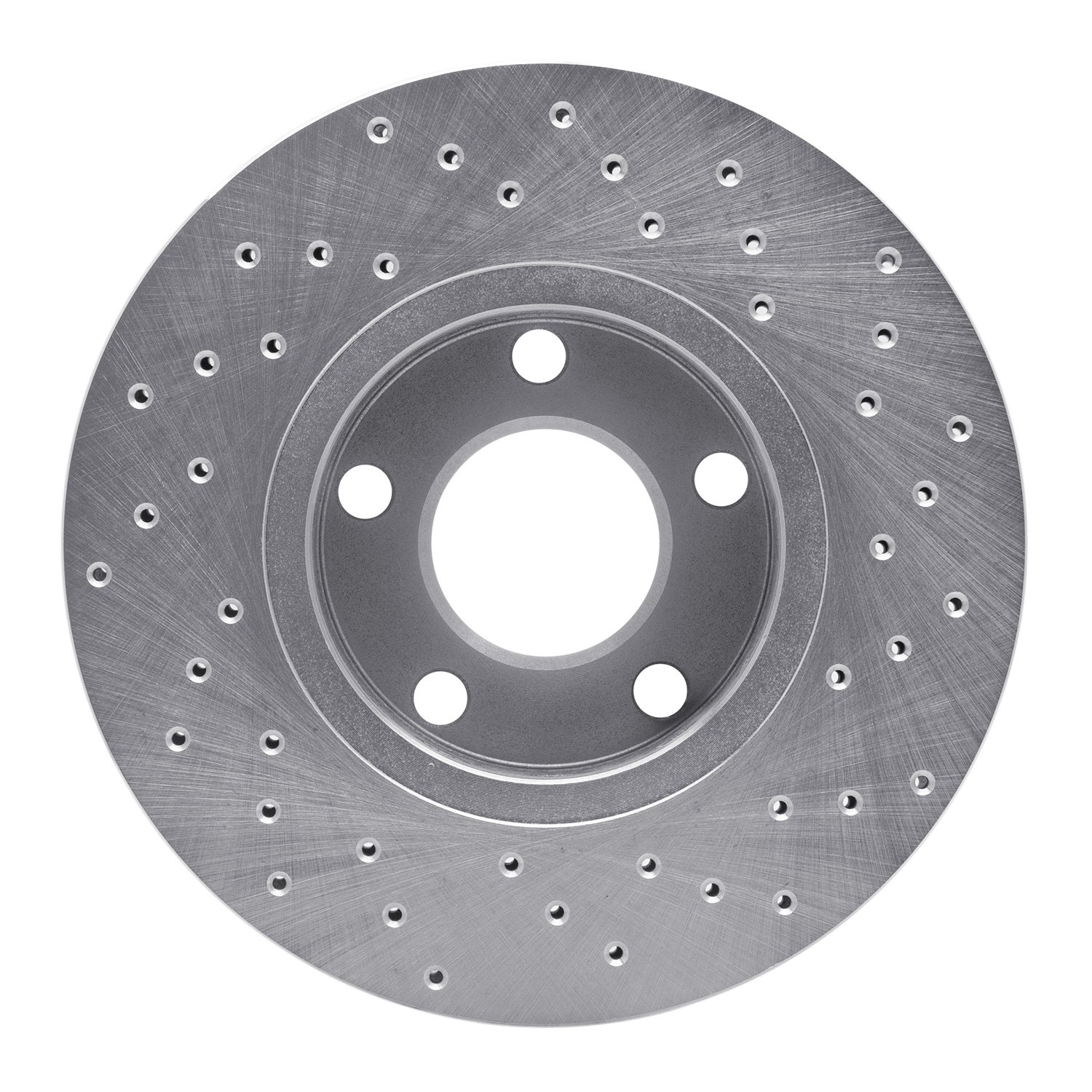 621-73014L Drilled Brake Rotor [Silver], 1990-1997 Audi/Volkswagen, Position: Front Left