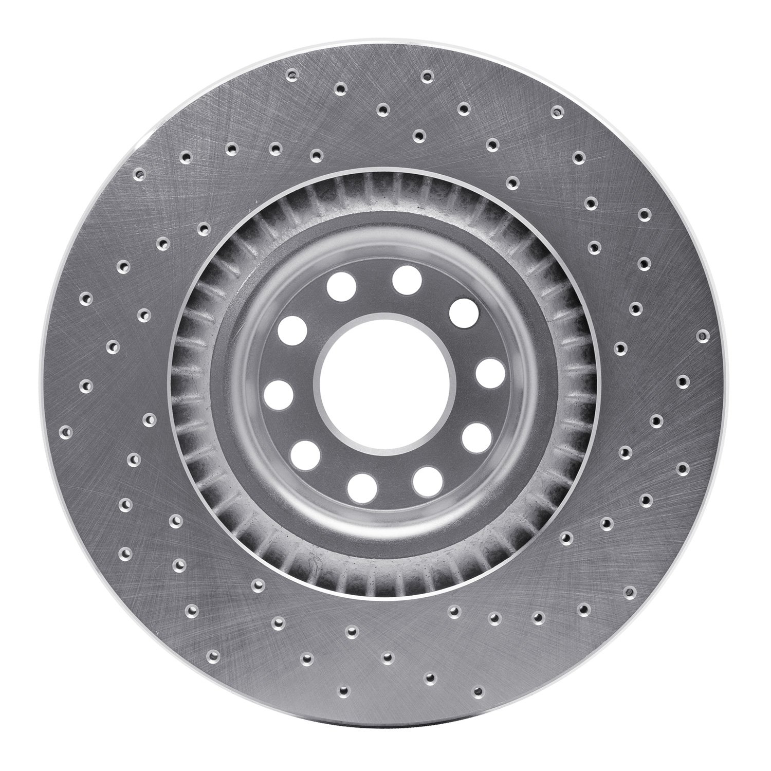 621-73026L Drilled Brake Rotor [Silver], 2001-2003 Audi/Volkswagen, Position: Front Left