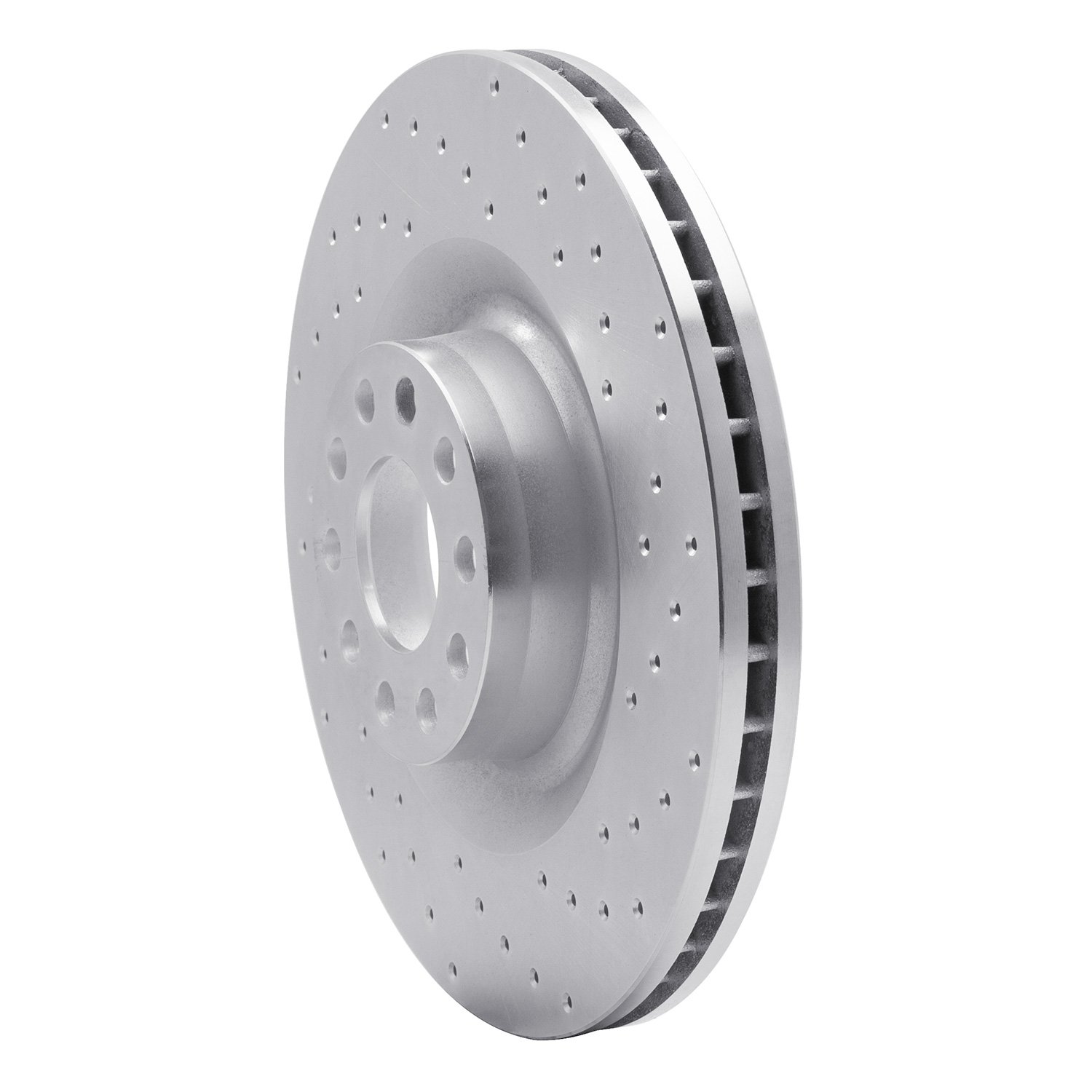 621-73026R Drilled Brake Rotor [Silver], 2001-2003 Audi/Volkswagen, Position: Front Right