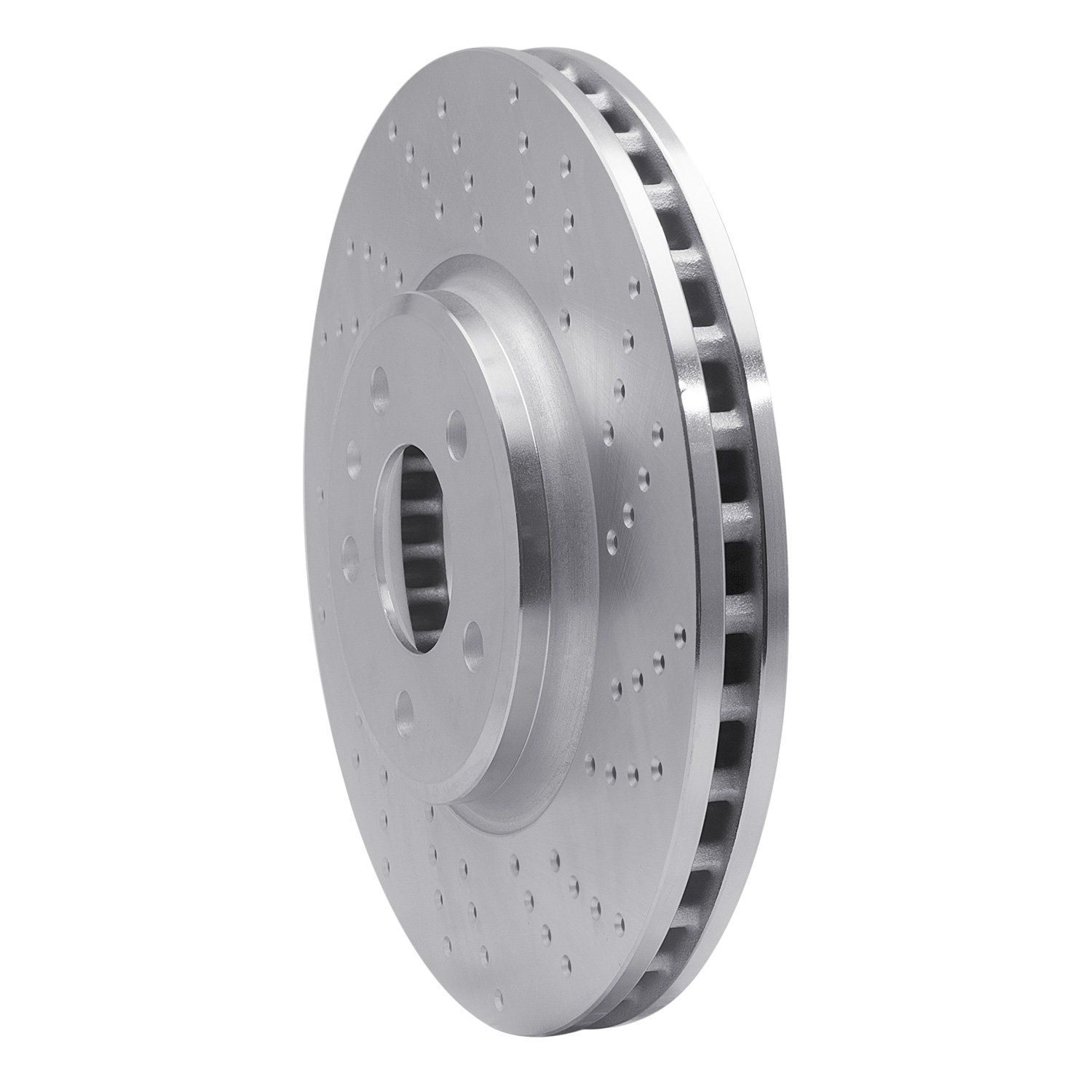 621-73057R Drilled Brake Rotor [Silver], 2008-2012 Audi/Volkswagen, Position: Front Right