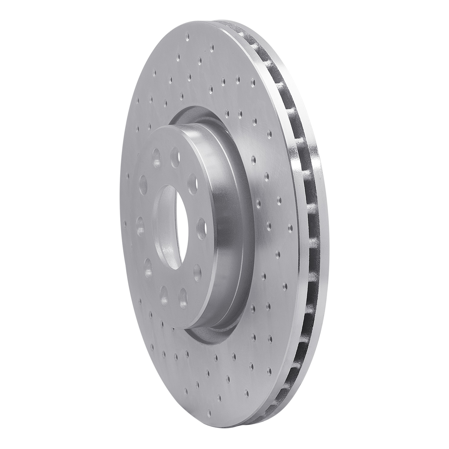 Drilled Brake Rotor [Silver], Fits Select Multiple Makes/Models