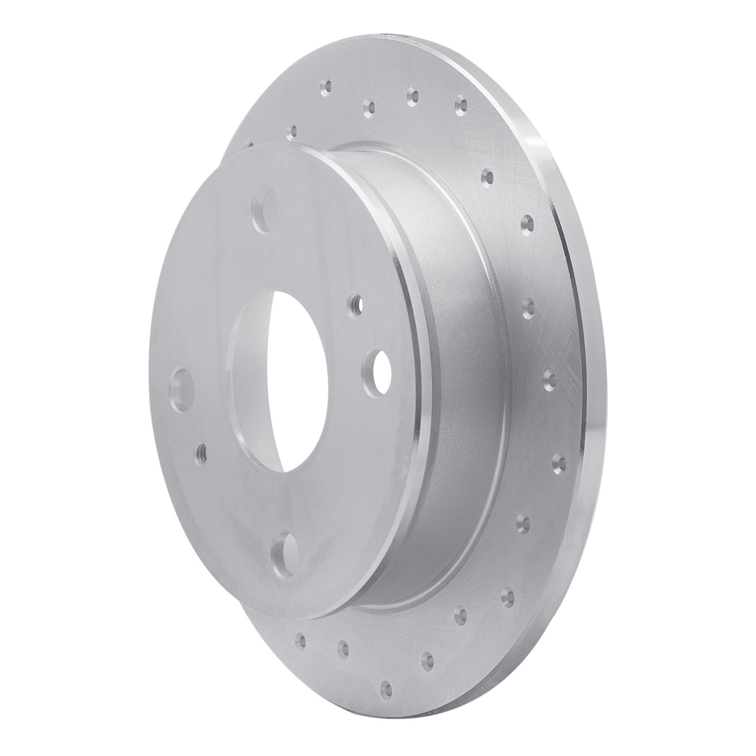 621-76023L Drilled Brake Rotor [Silver], 1985-1987 Lexus/Toyota/Scion, Position: Rear Left