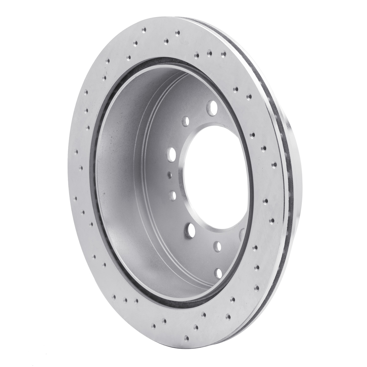 621-76137R Drilled Brake Rotor [Silver], Fits Select Lexus/Toyota/Scion, Position: Rear Right