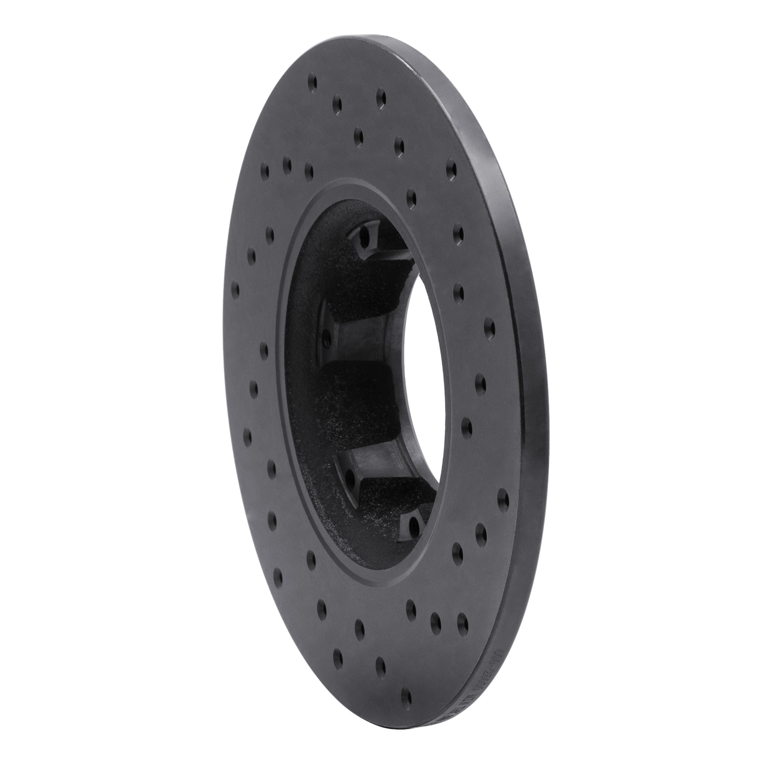 623-23000L Drilled Brake Rotor [Black], 1971-1983 Renault, Position: Front Left, Rear Left