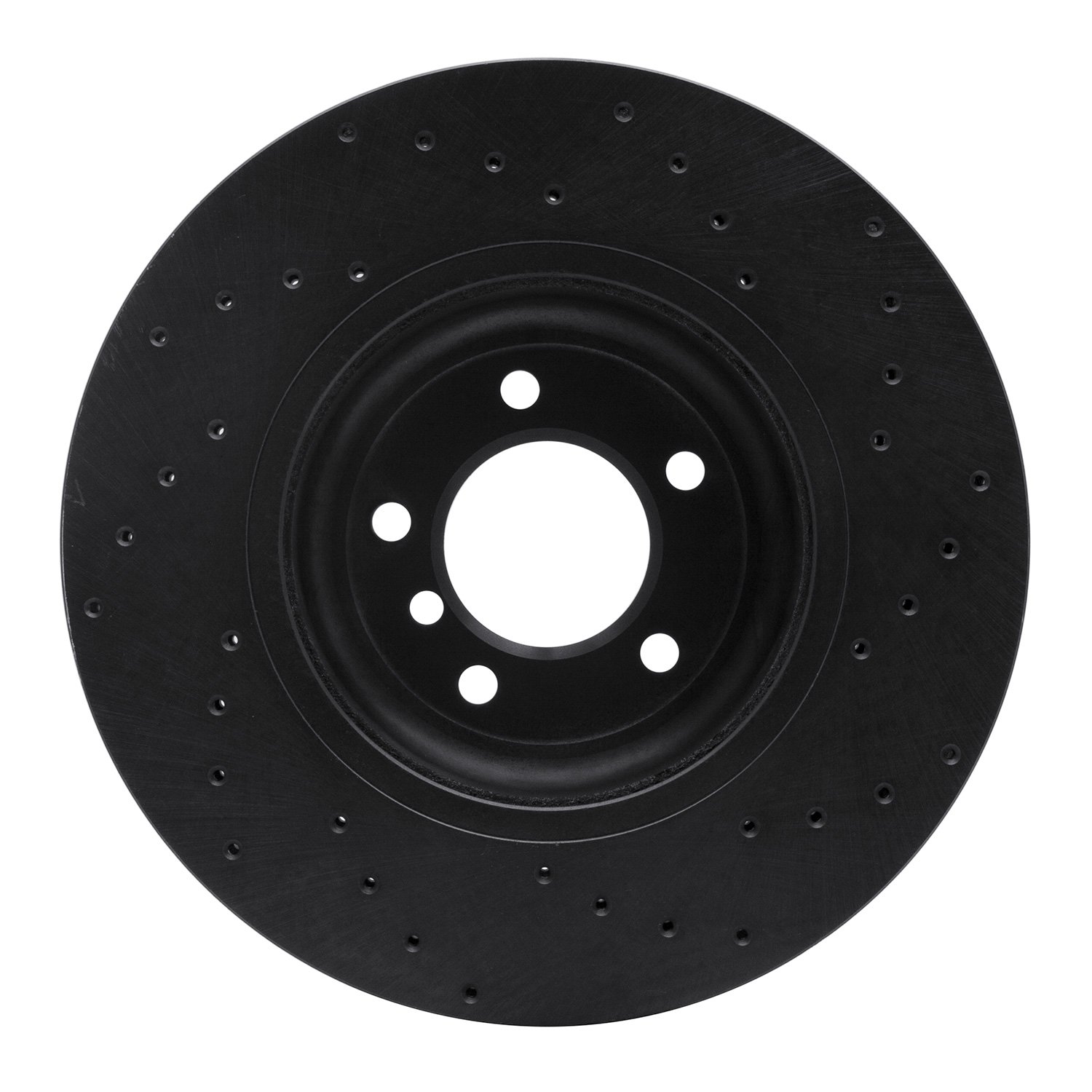 623-31105L Drilled Brake Rotor [Black], 2011-2016 BMW, Position: Front Left