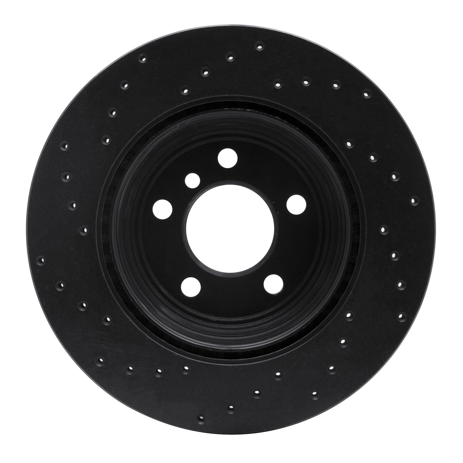 623-31109R Drilled Brake Rotor [Black], 2012-2020 BMW, Position: Rear Right