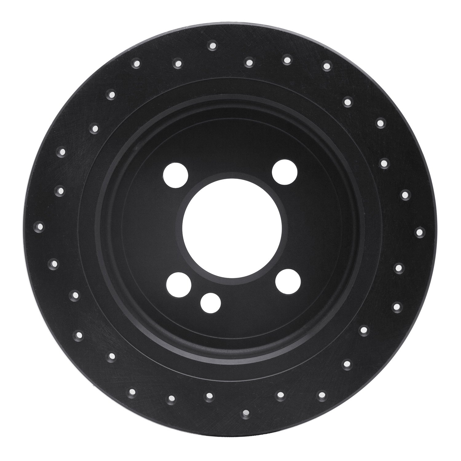 623-32003R Drilled Brake Rotor [Black], 2007-2015 Mini, Position: Rear Right